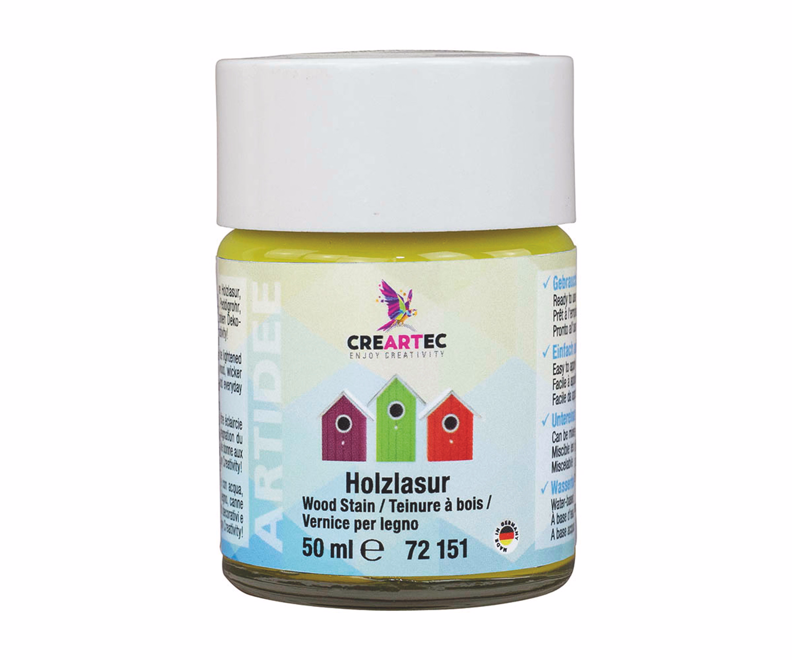 Houtlazuur, 50 ml, citroengeel