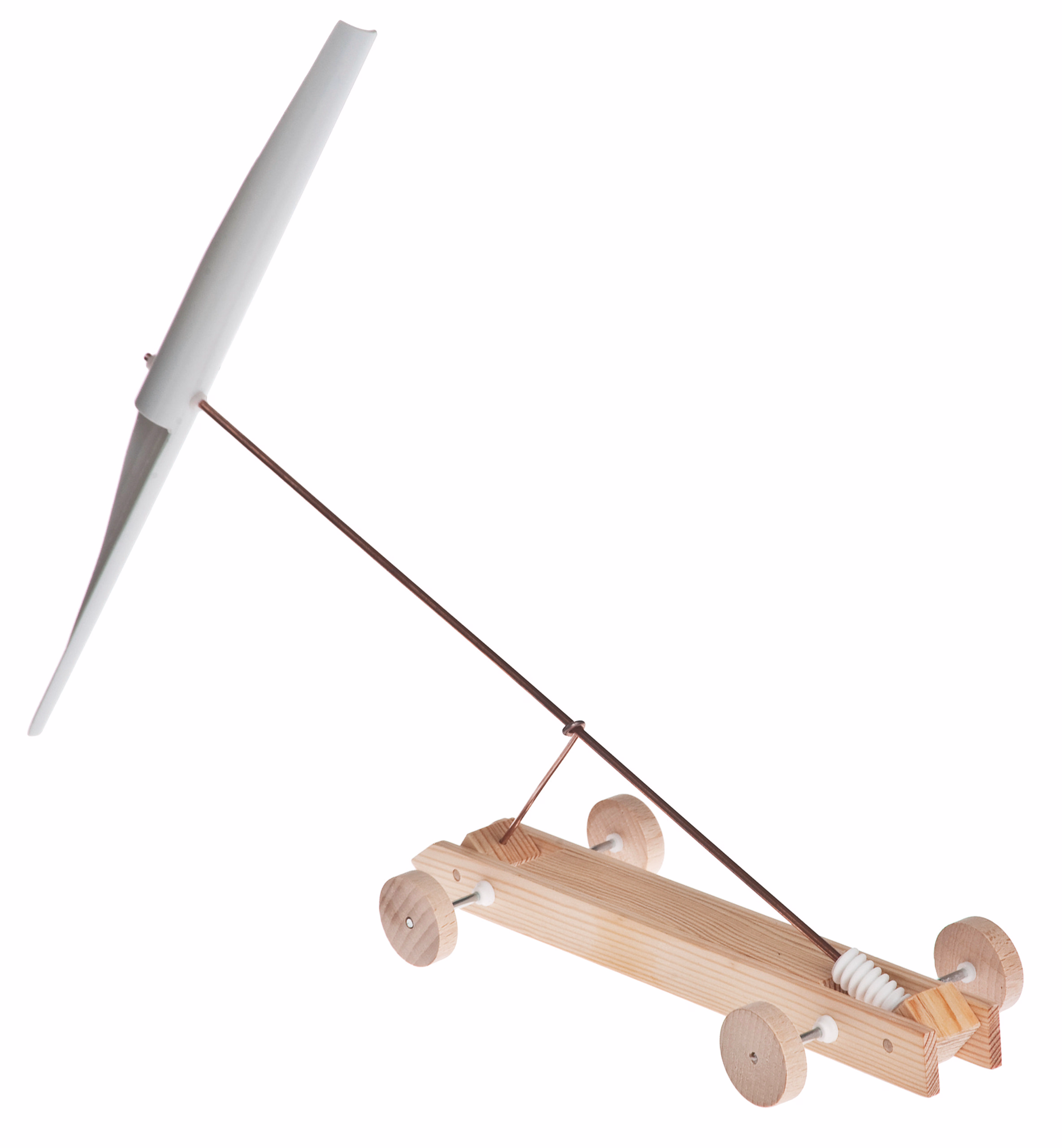 OPITEC Windkraft-Fahrzeug (aus Holz)