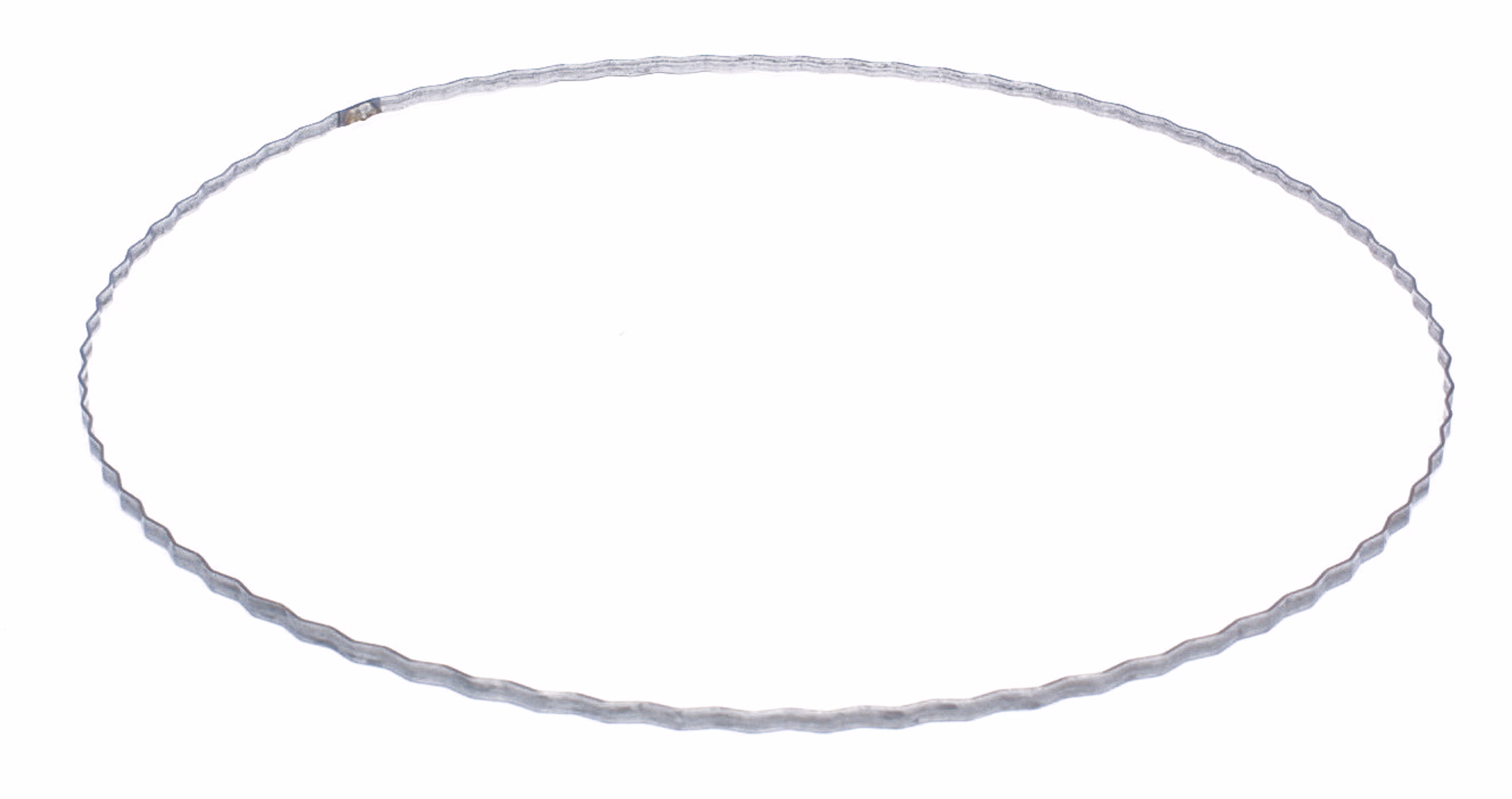 Anello ondulato di metallo, 20 cm, 1 pezzo