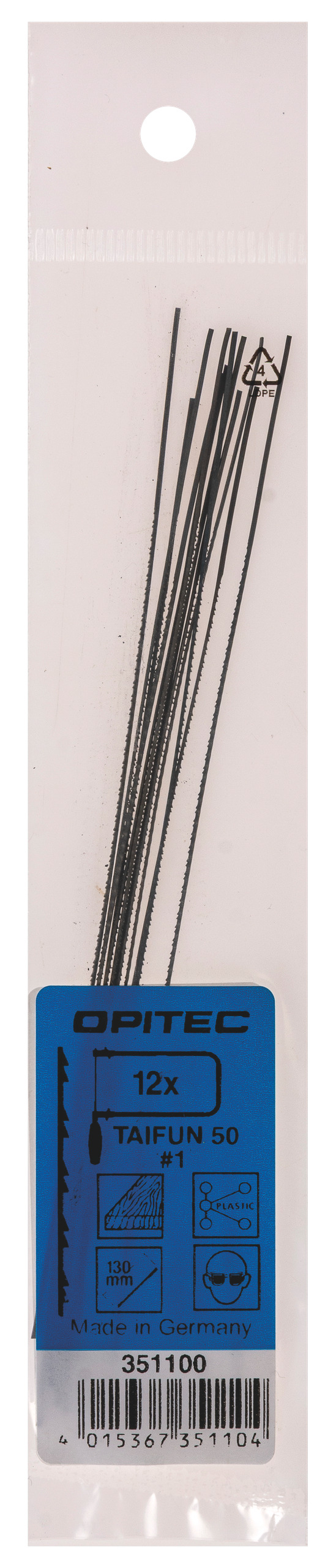 LAMES P.CHANTOURNER S.ERGOT 130MM DOUBLE /12PCS