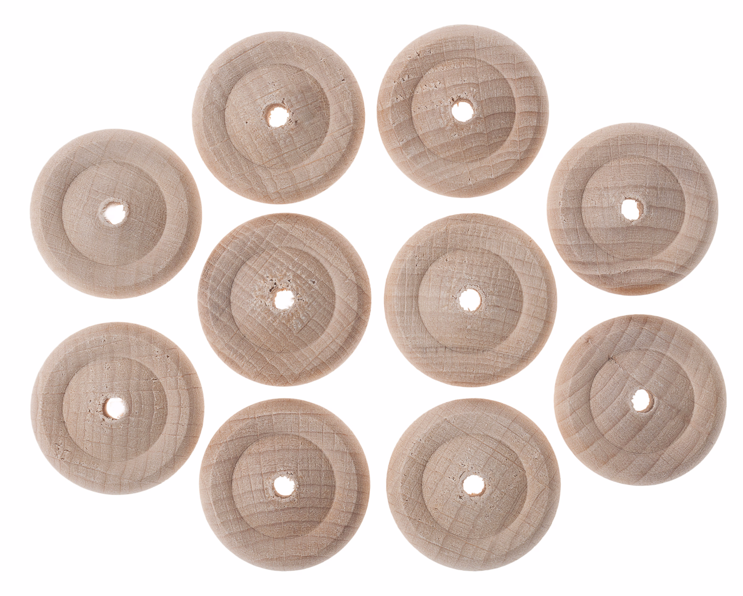 Profilholzräder Buche, 10 Stück (30 mm/11,0 mm)