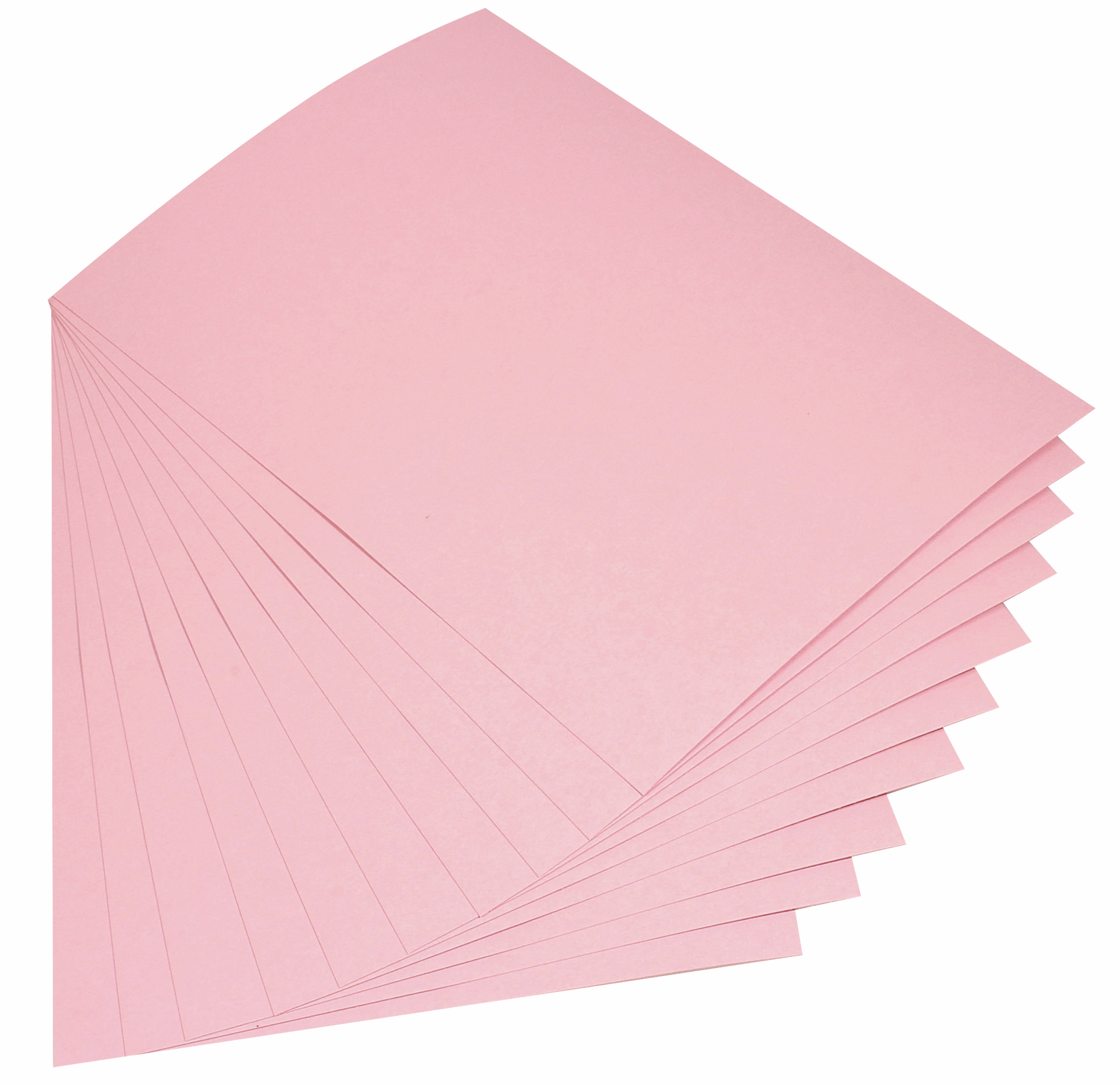 Tonpapier, 10 Bogen rosa (50 x 70 cm)