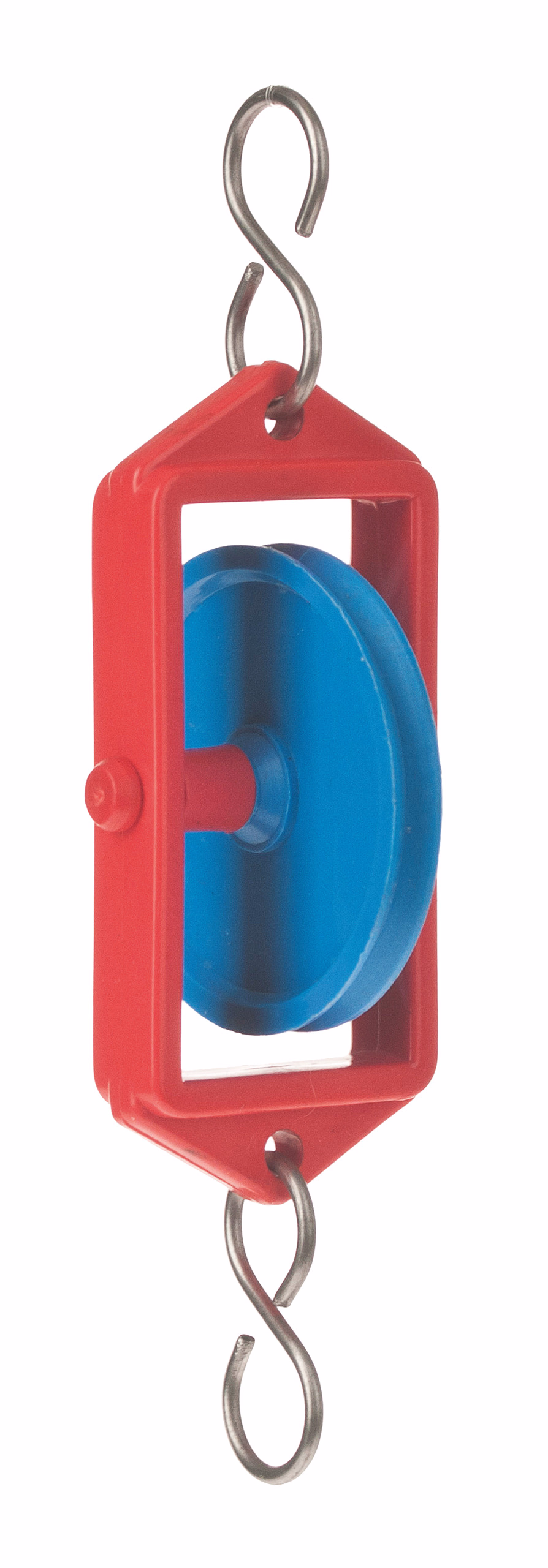 Polea simple con soporte