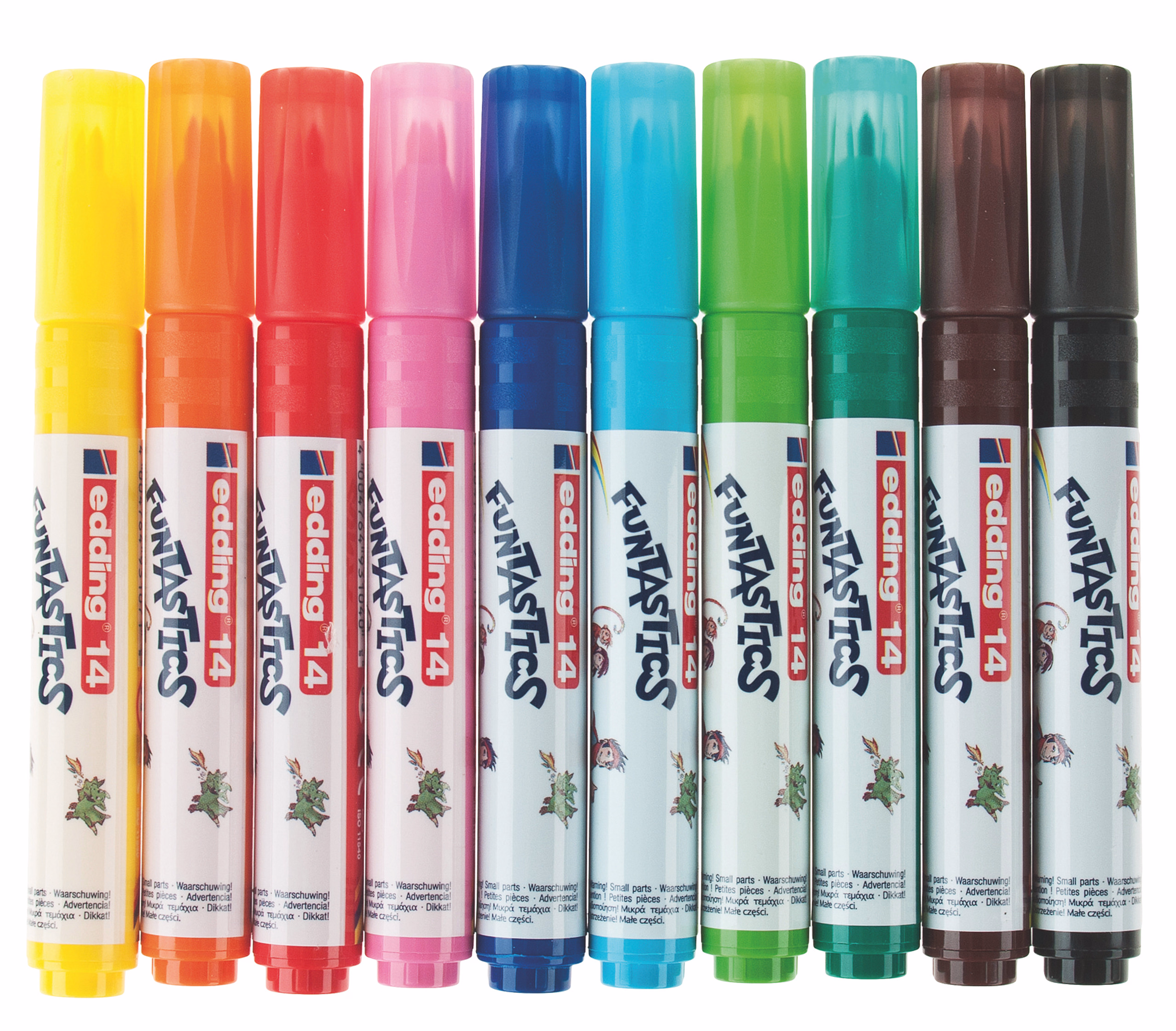 edding 14 Funtastics Kinderfasermaler, 10er-Set