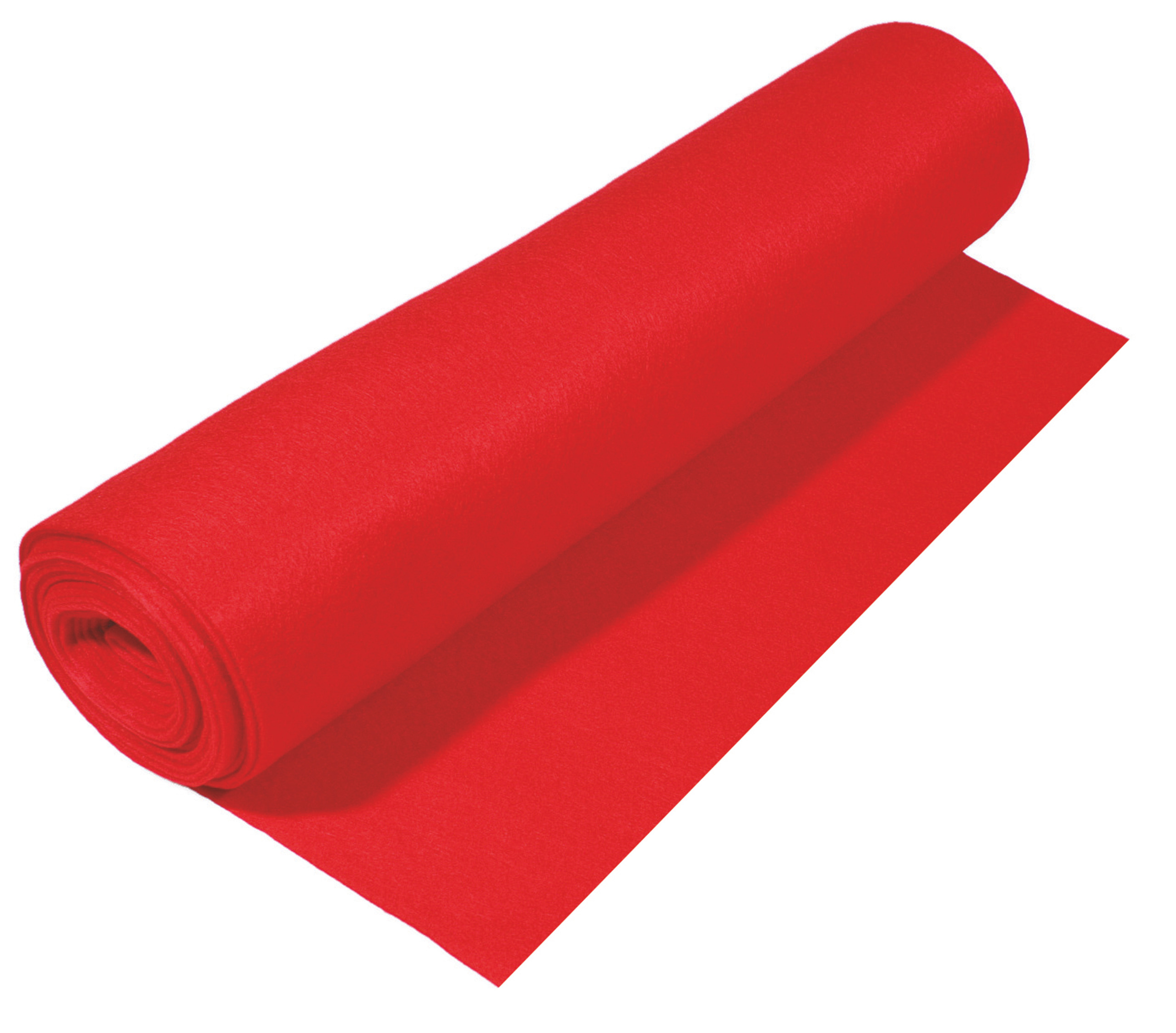 Fieltro (1,5 x 450 x 5000 mm) rojo, 1 ud.
