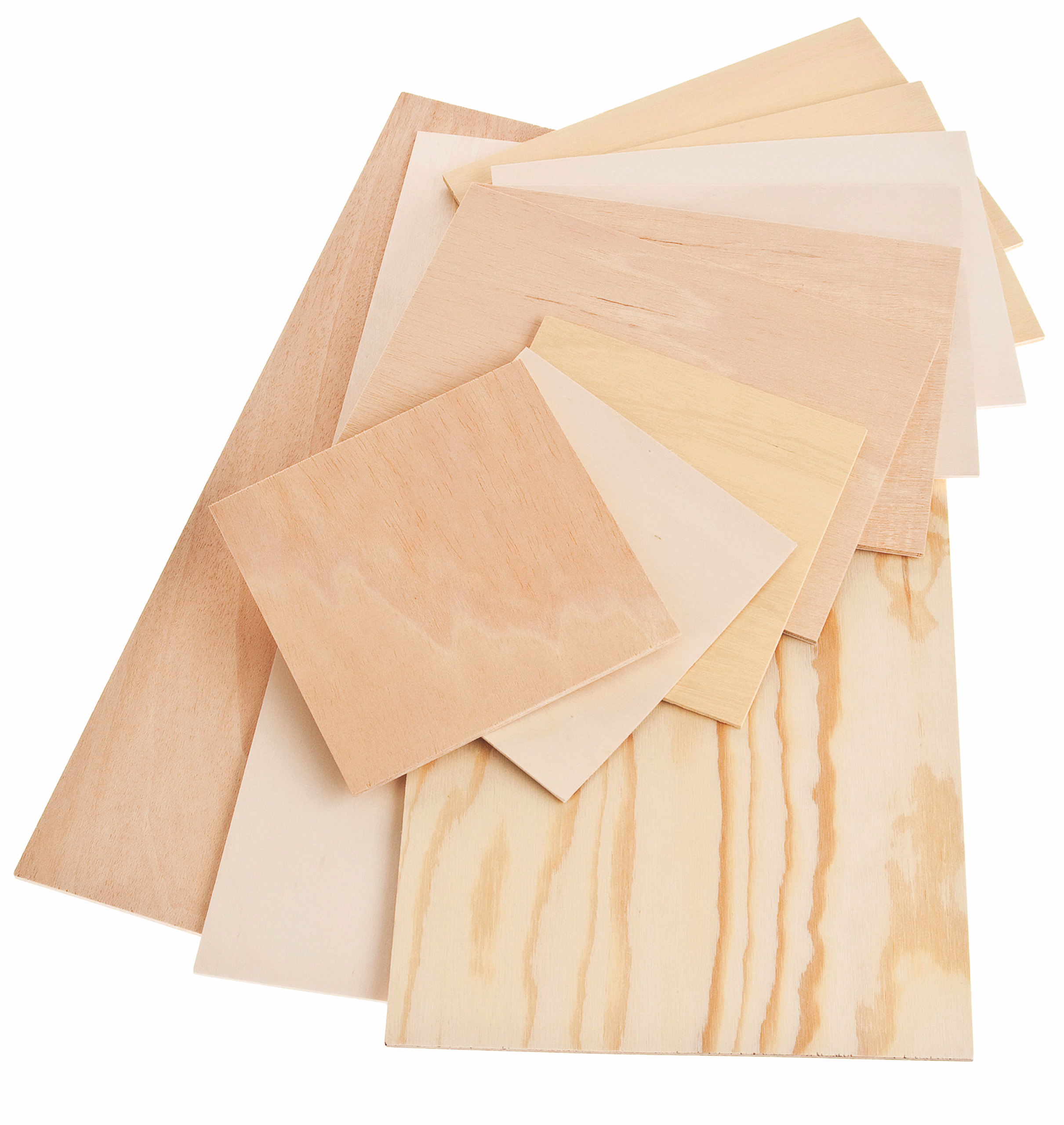 OPITEC Sparset: Sperrholz Mischpackung, ca. 1 qm