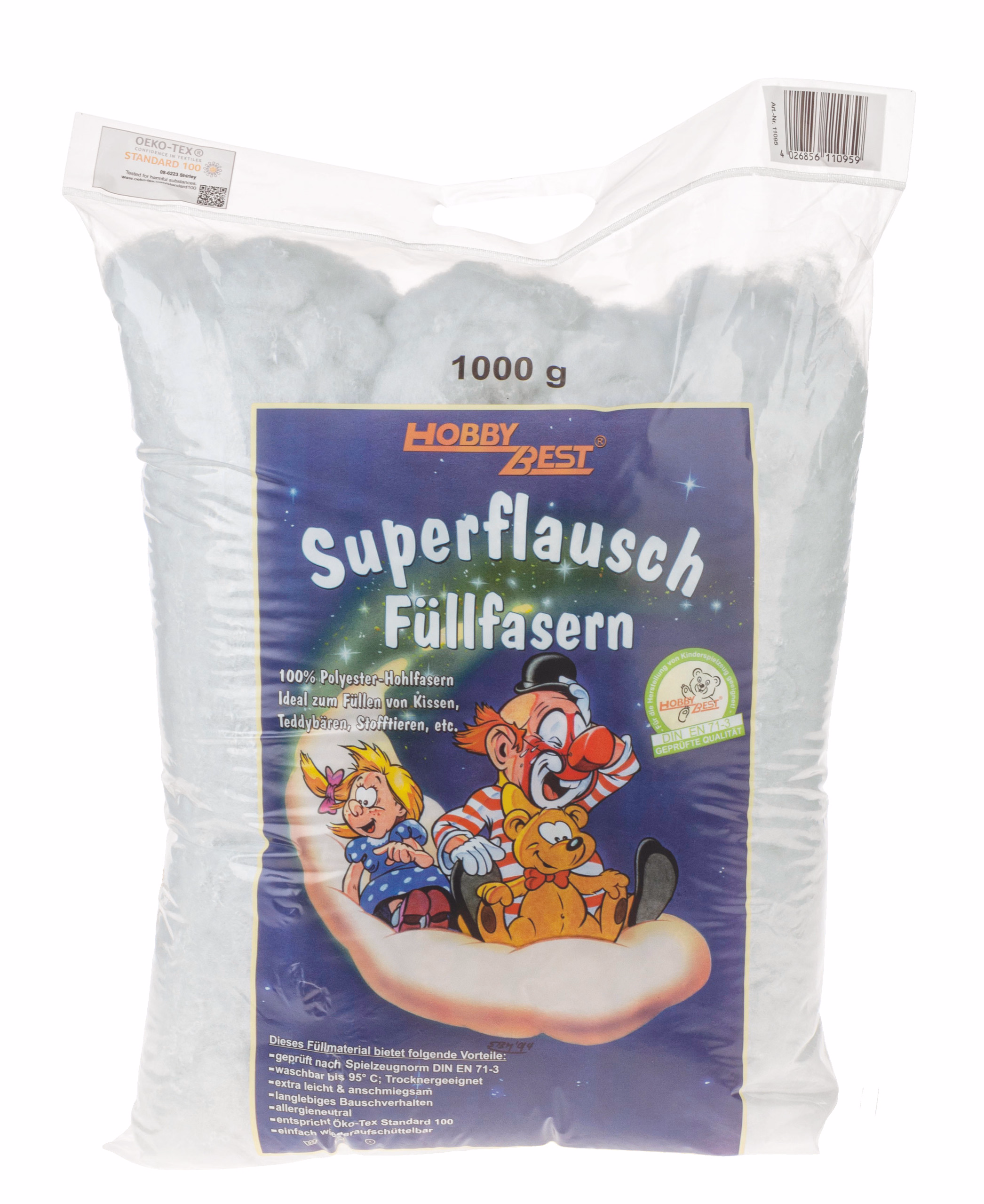 Superflausch Füllfasern 1000 g
