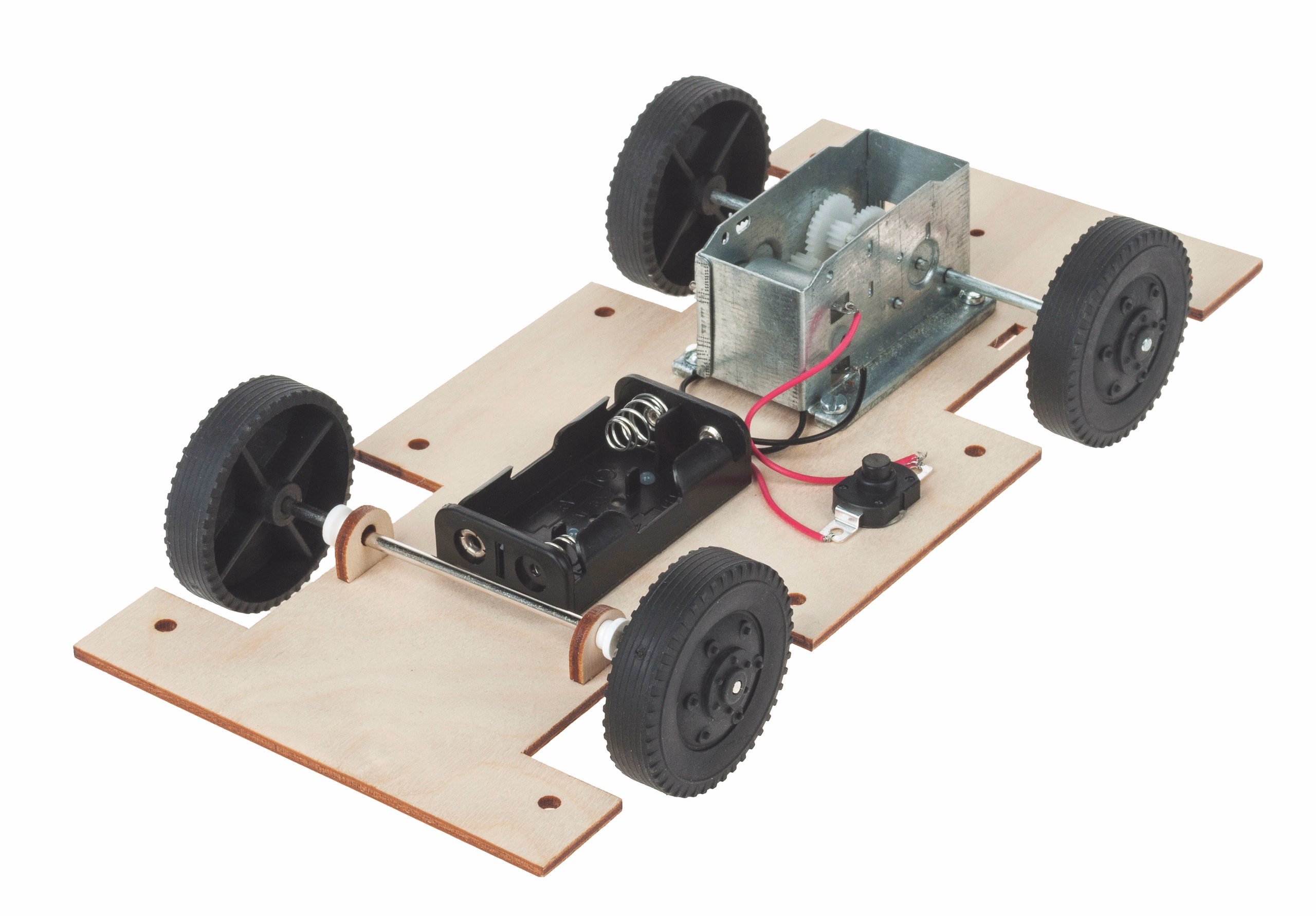 Châssis de véhicule avec moteur à engrenage élec.
