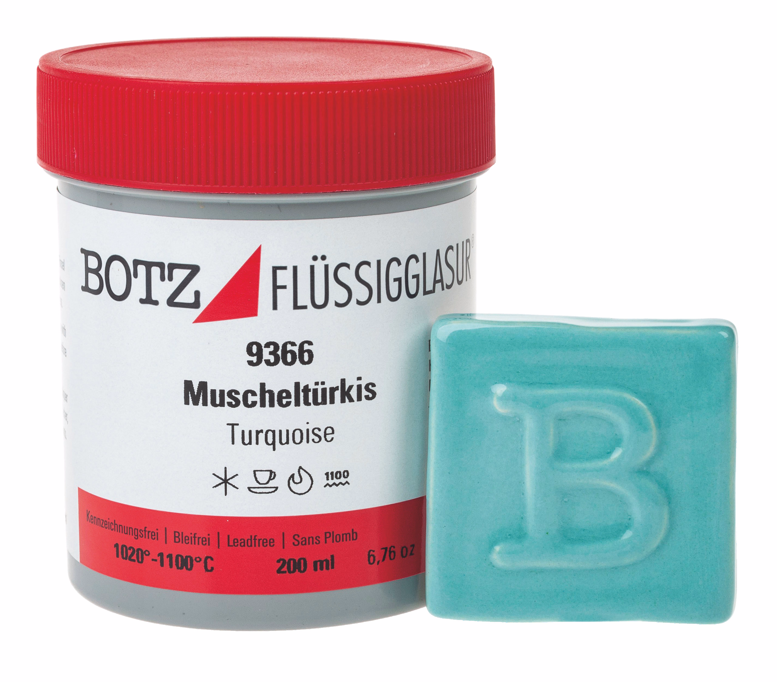 BOTZ smalto liquido, 200 ml, turchese conchiglia