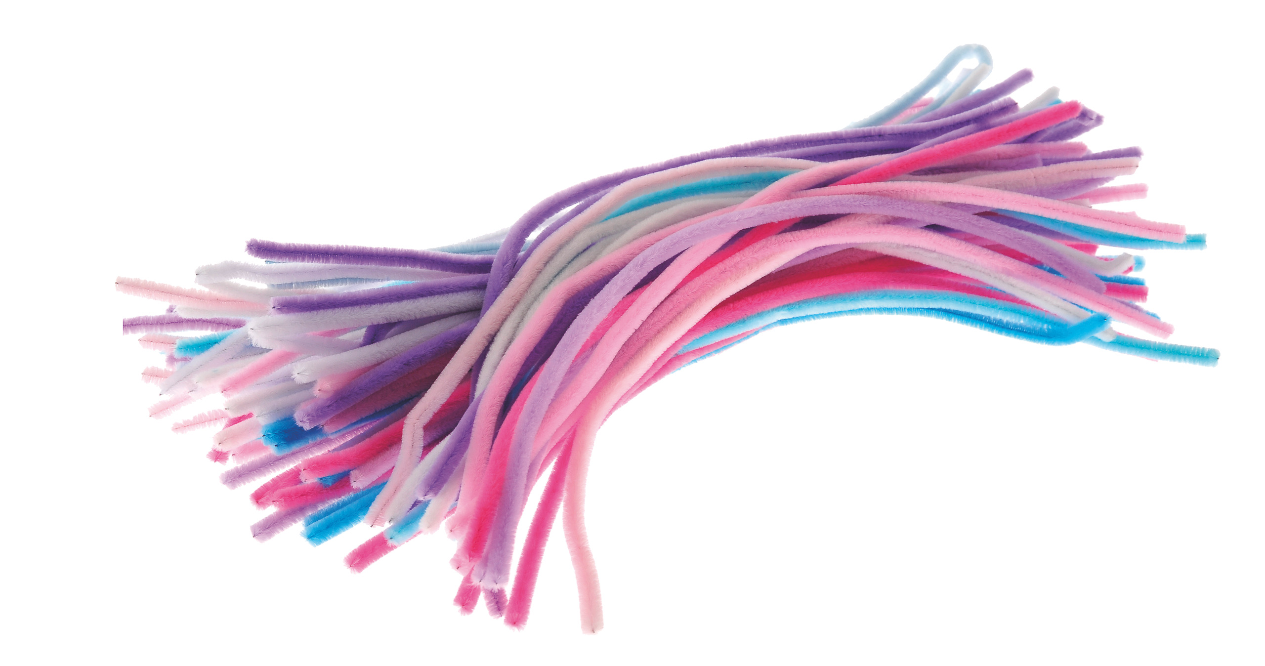 Limpiapipas surtidos (50 cm) tonos pastel, 100 ud