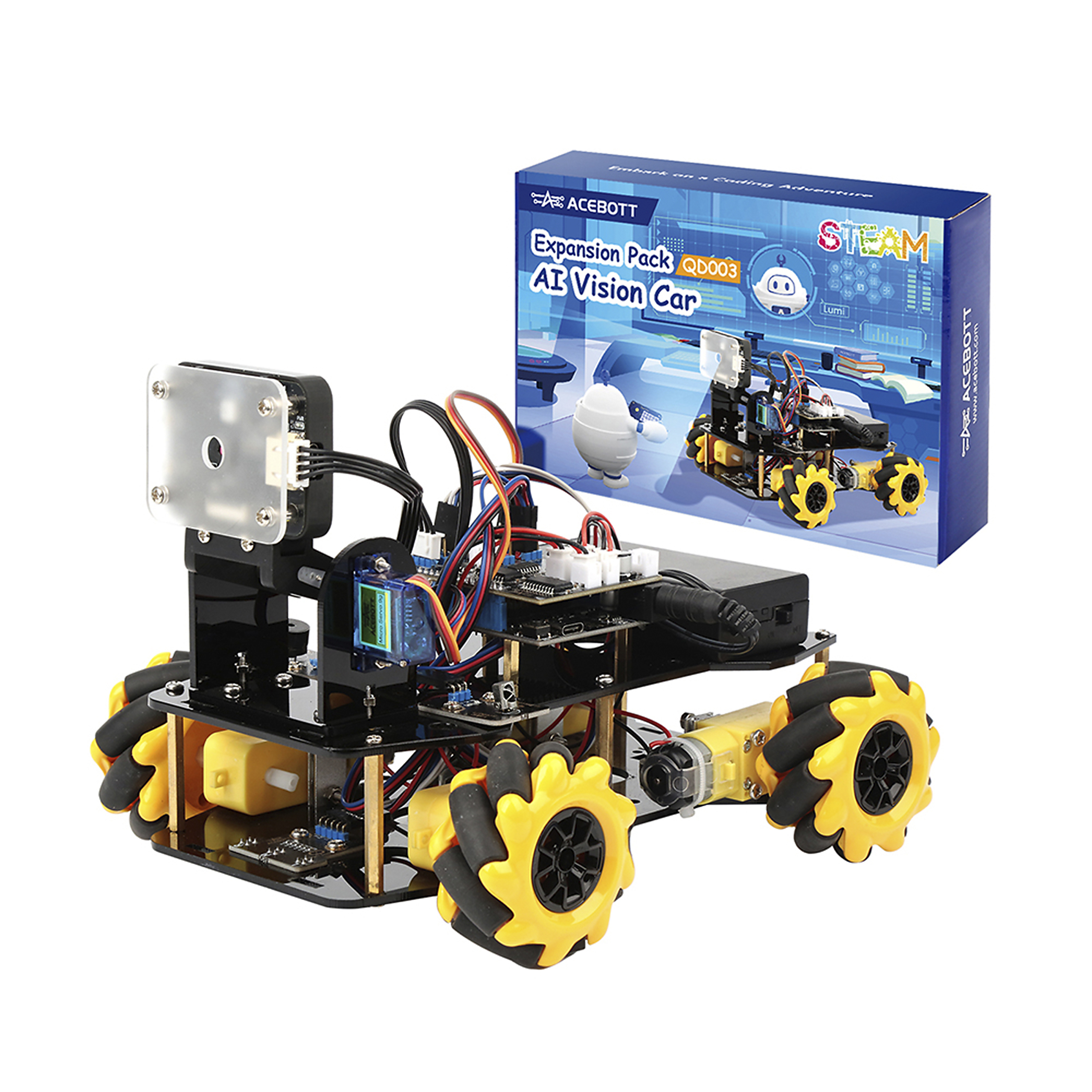 Acebott AI Vision Kit uitbreiding voor Basic Smart Cart Starter Kit
