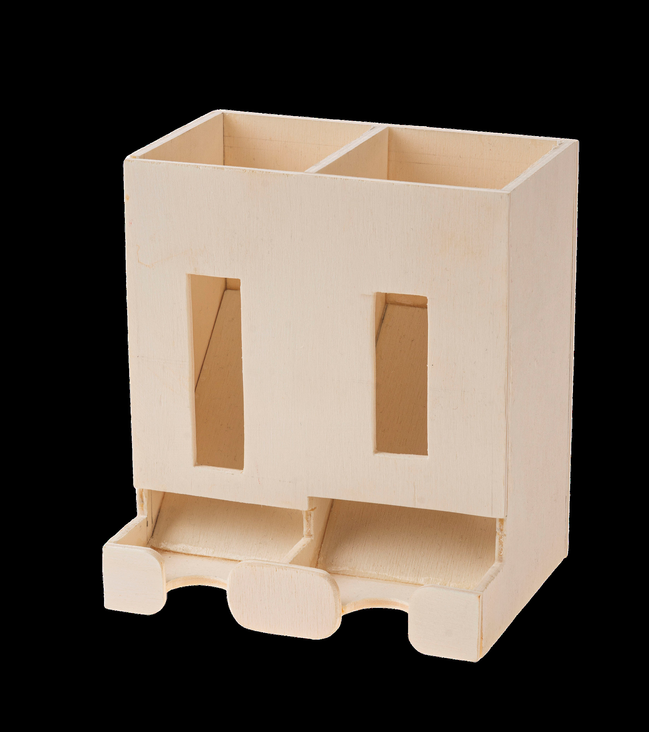 OPITEC Holz-Batteriespender