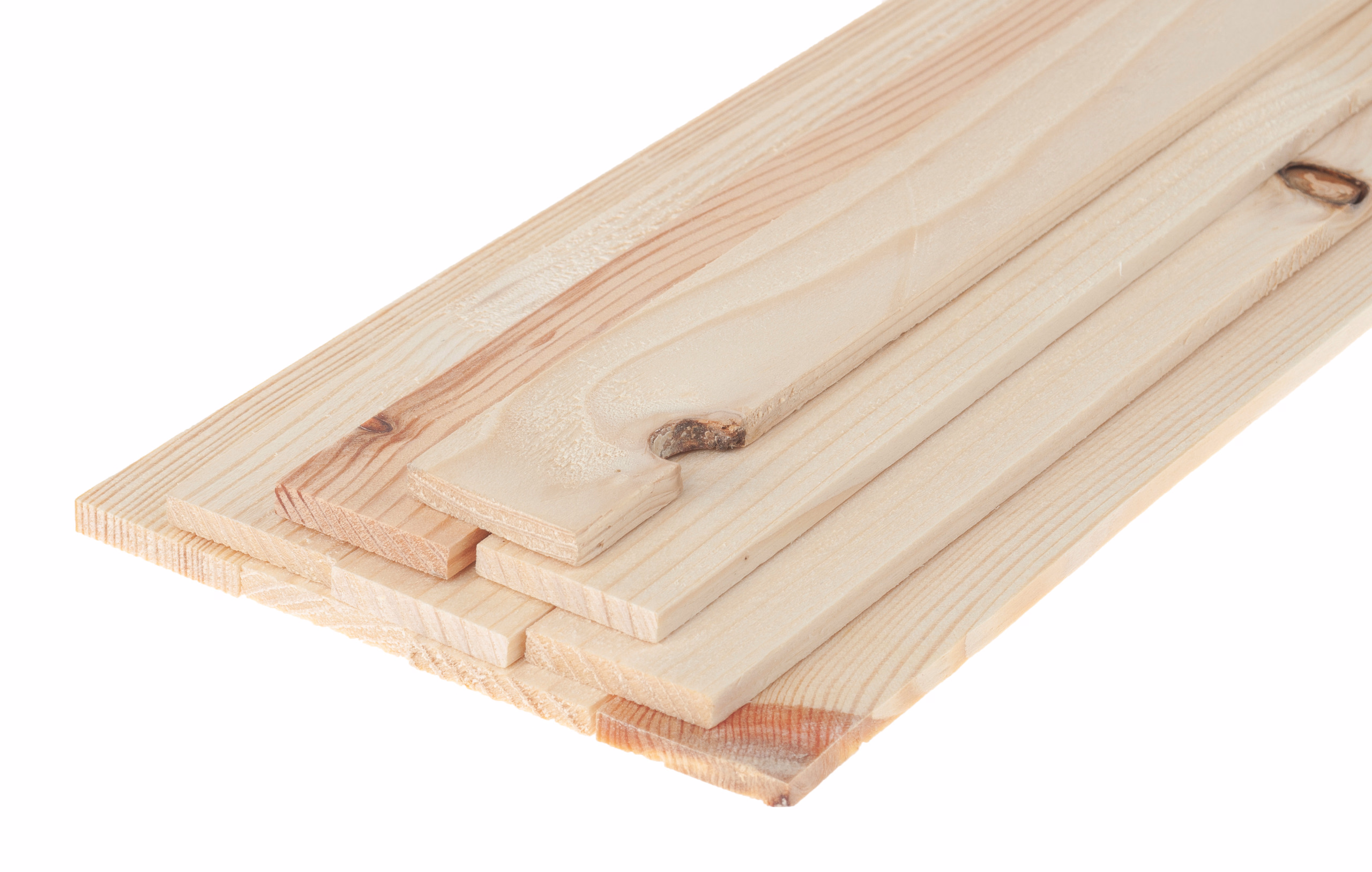 Grenen latjes 2e keus (500 x 40 x 5 mm) 10 stuks