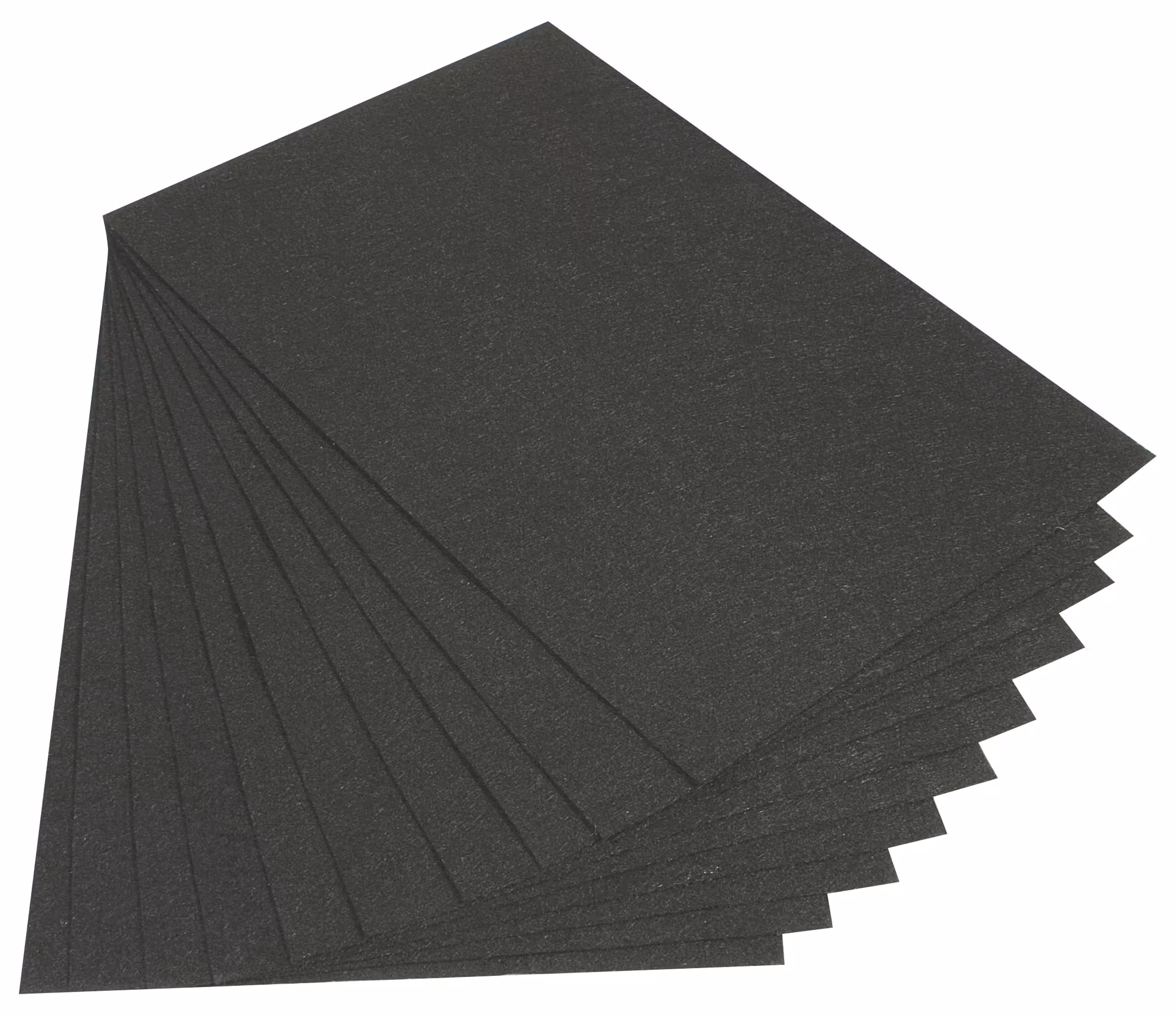 Pannolenci, 1,5 mm, 20x30 cm, 10 pz, nero