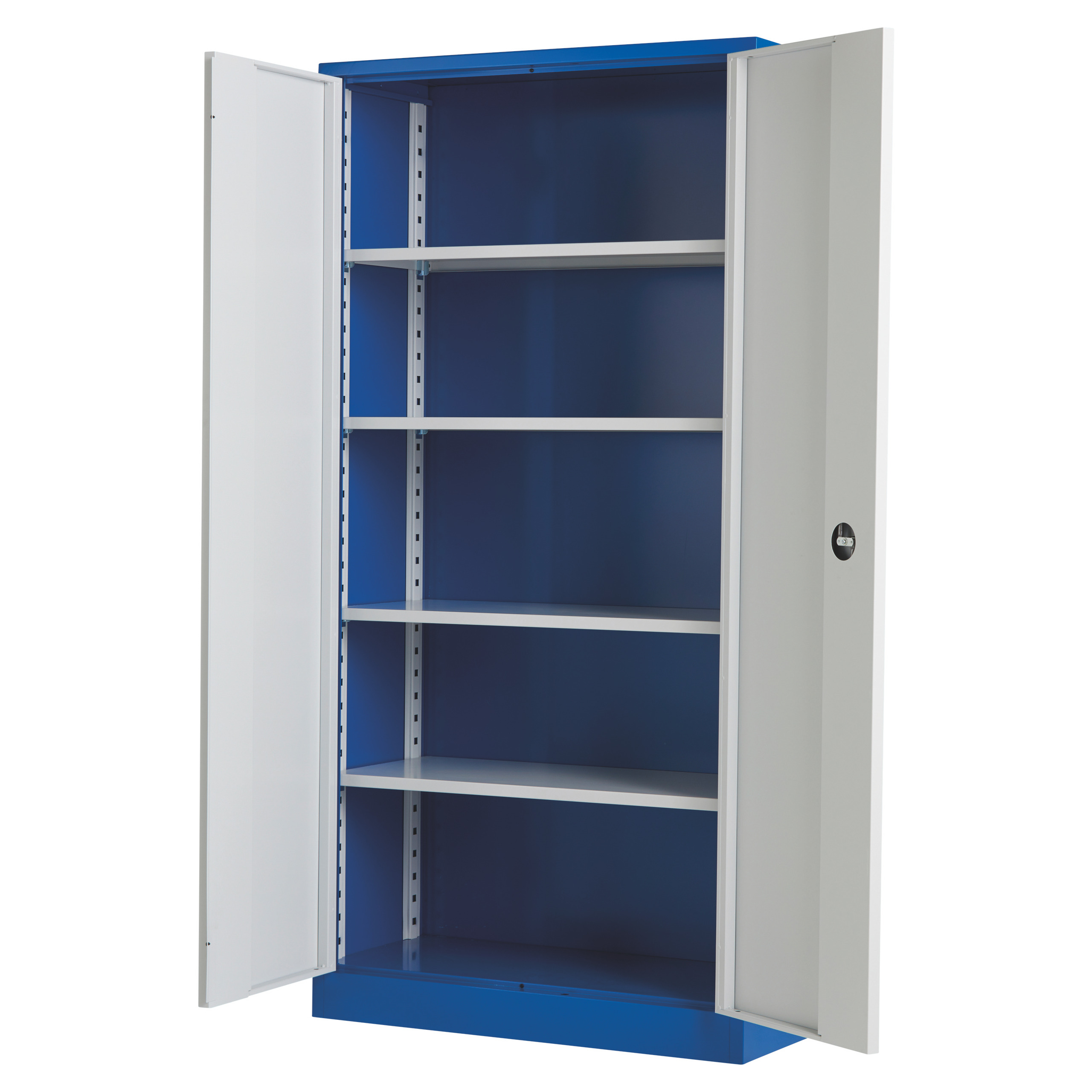 Armoire pour matériel + 4 étagères (200x100x55cm)