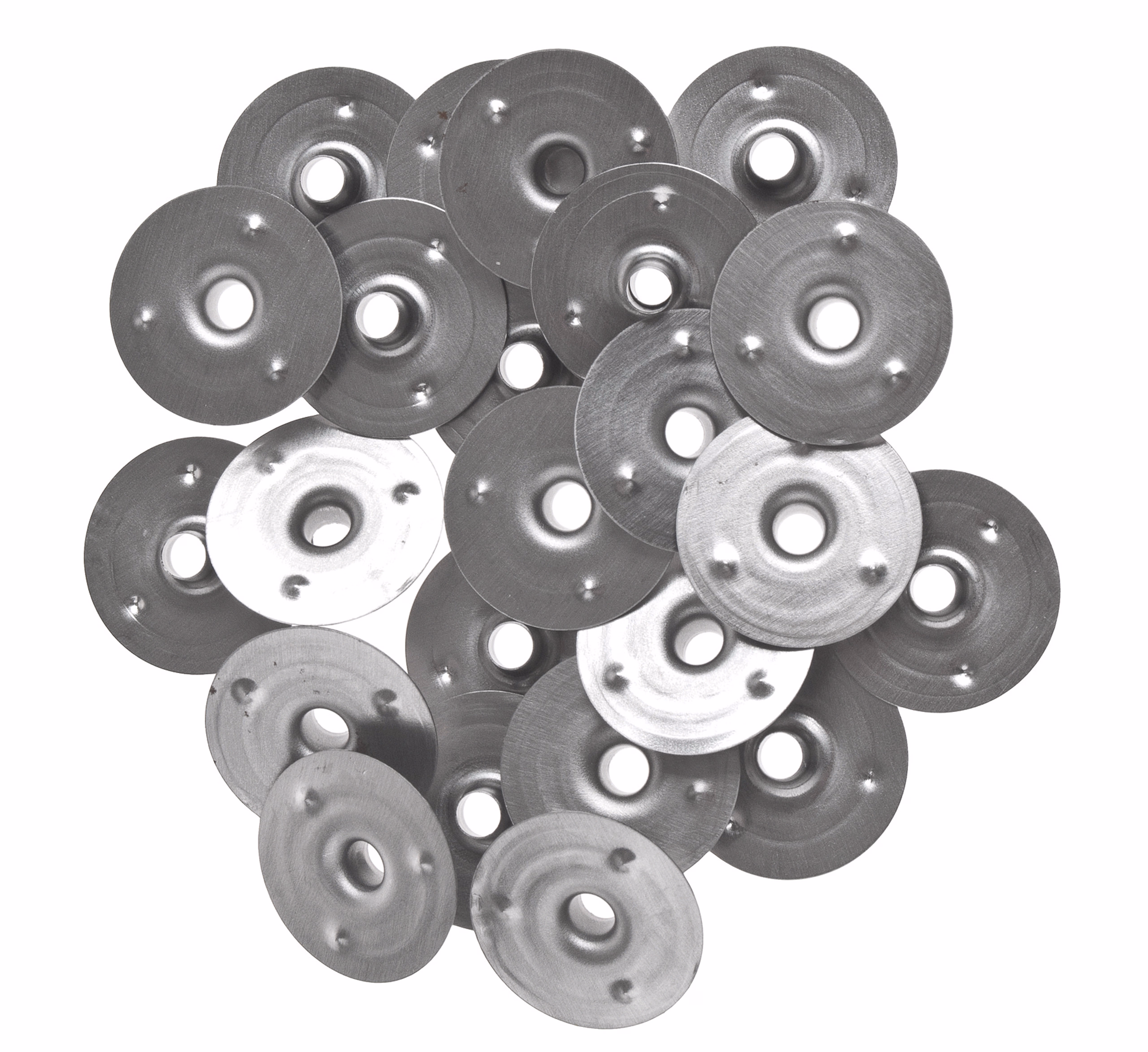 Bleifüße für Kerzendocht, 24 Stück