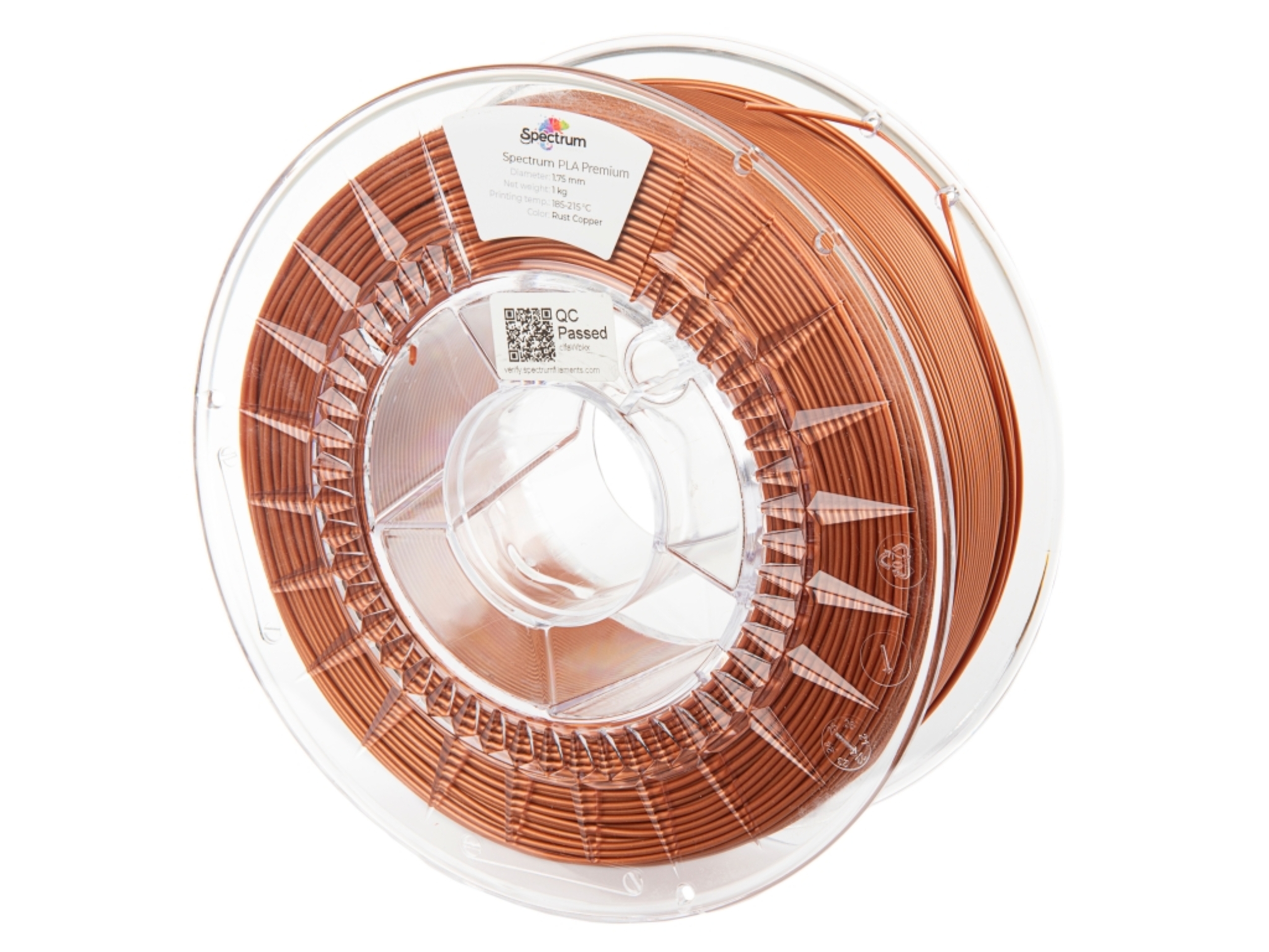 Spectrum PLA-Filament Premium, 1kg Rust Copper (1,75mm)