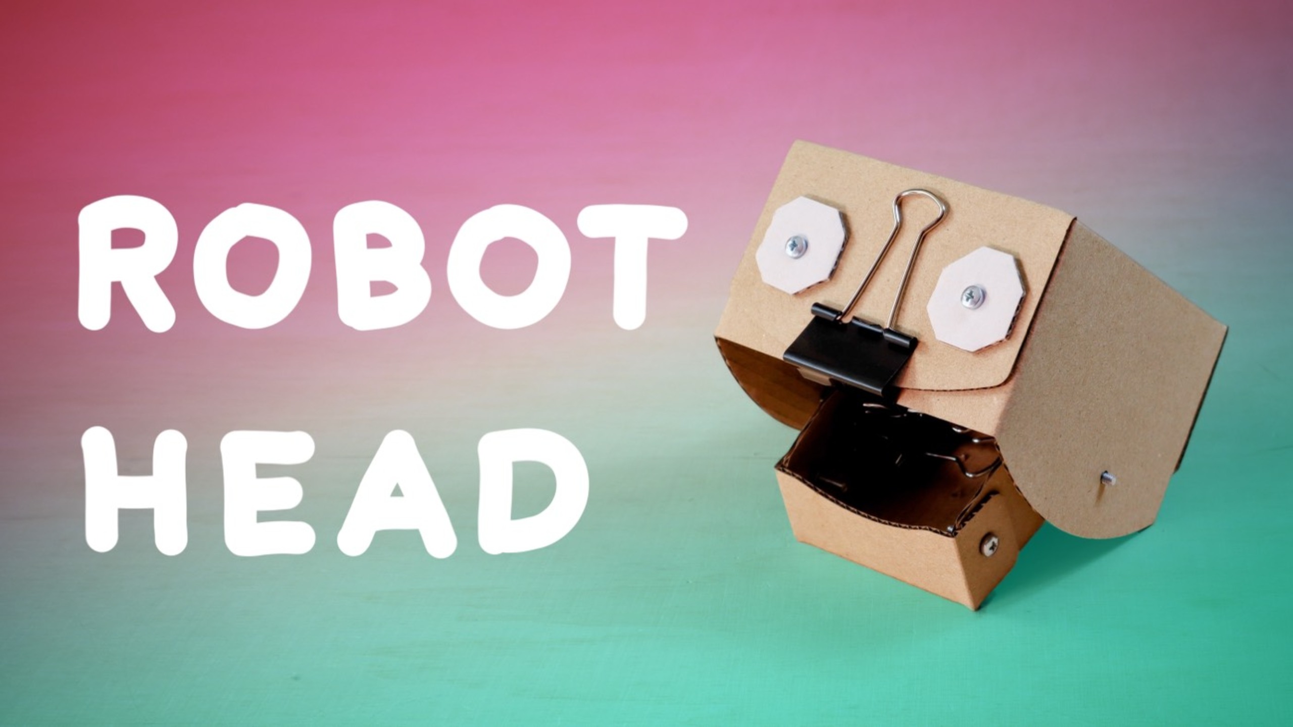 Robot di cartone Hungrybot / Sleepybot