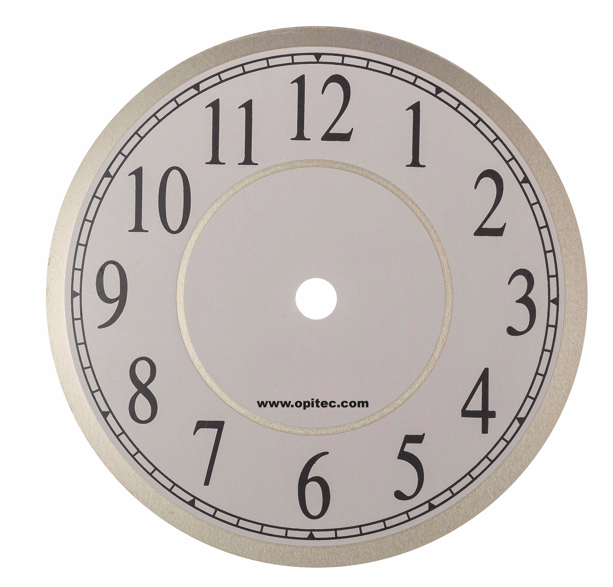 Esfera de reloj de aluminio (ø 132 mm)