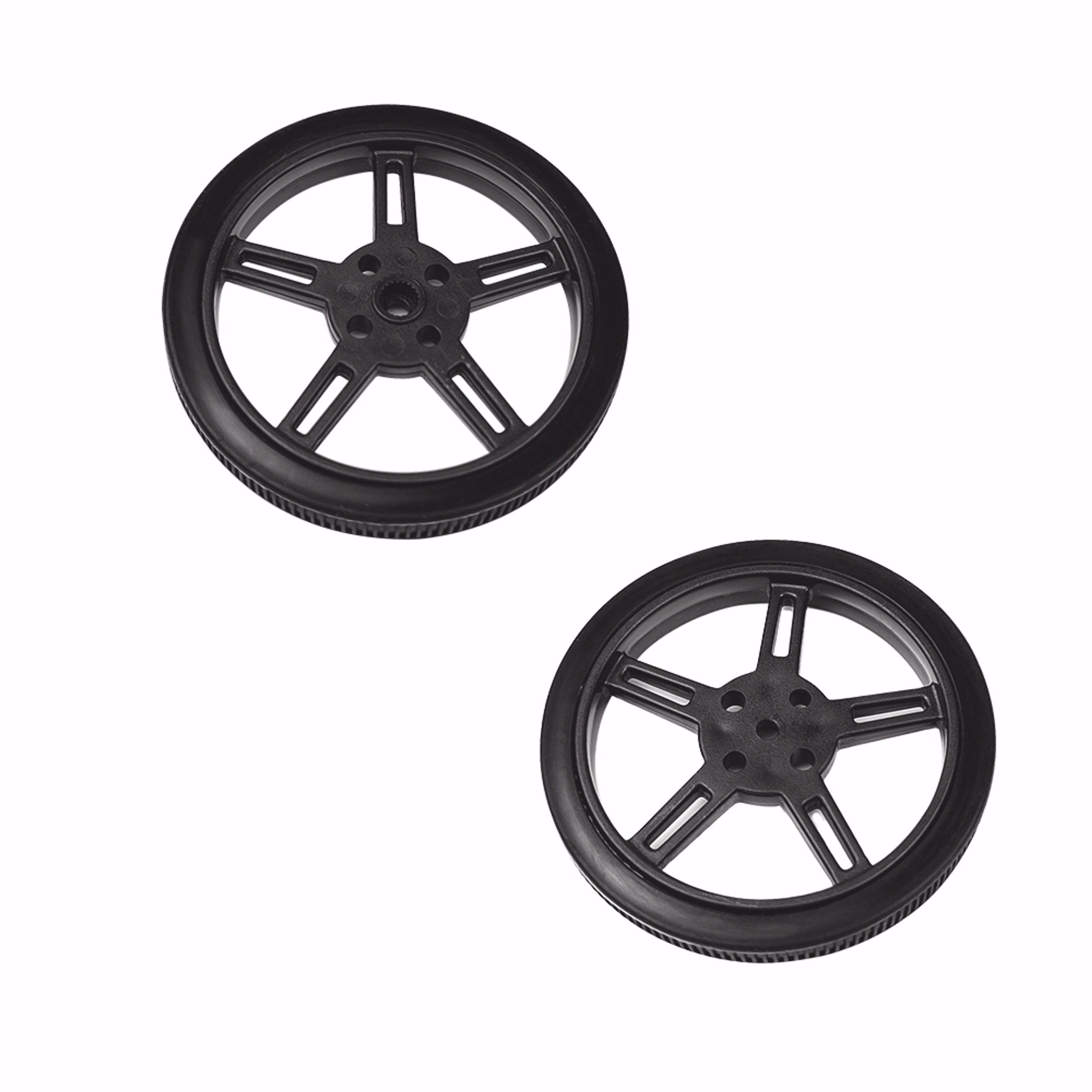 Gummireifen auf Felge, passend für 360° Servo