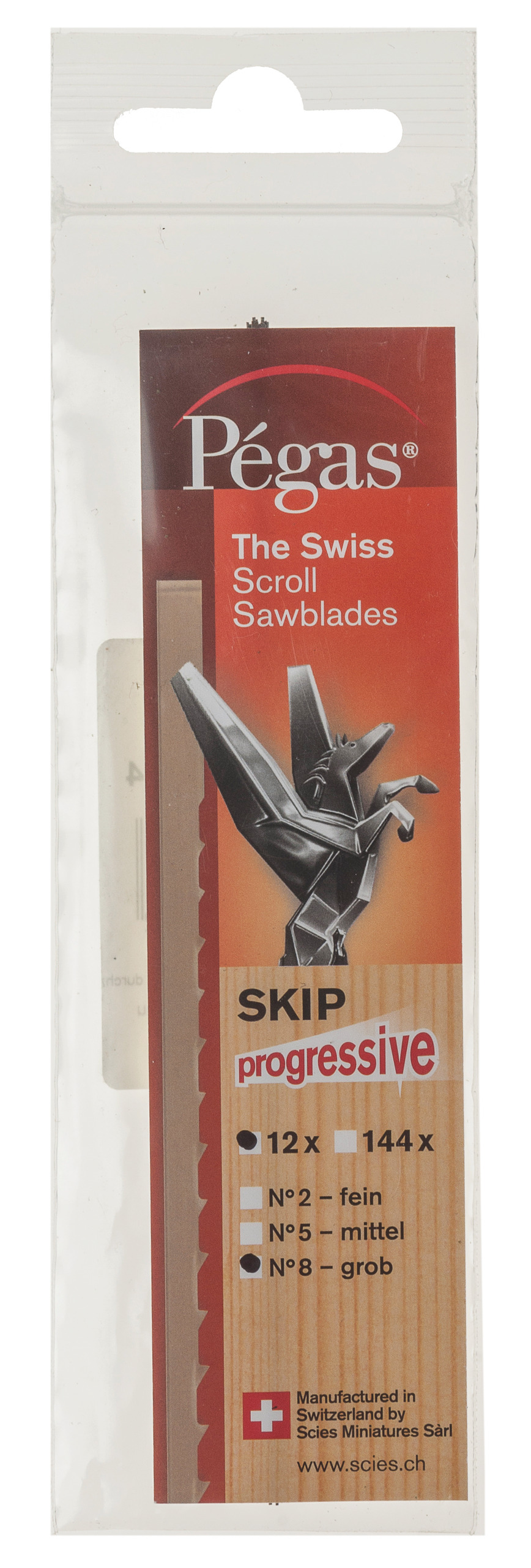 Pégas® Skip Progressive - Lames de scie à chantourner Gr. 8 12 pièces