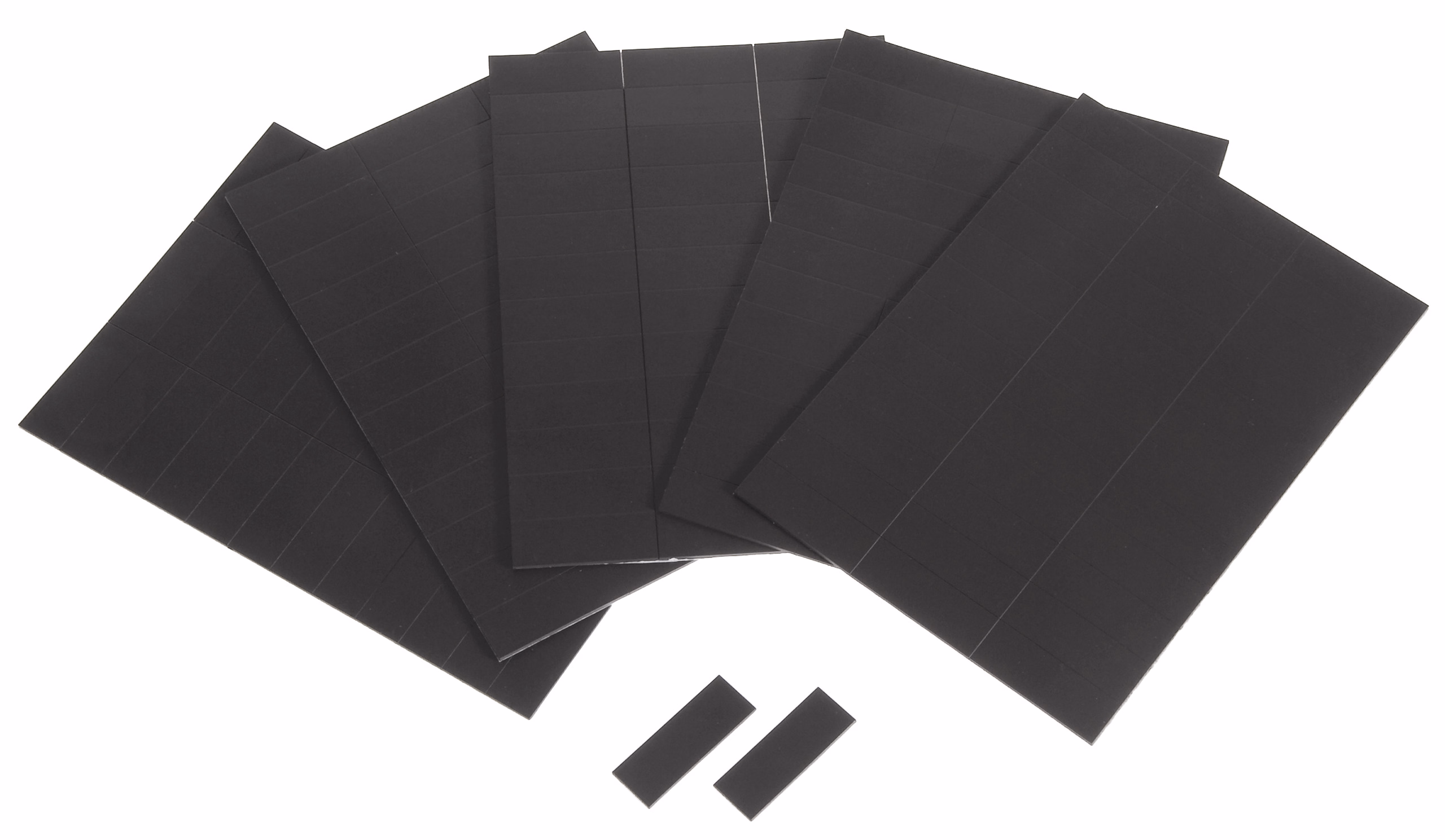 Magnet Pads selbstklebend, 180 Stück Rechtecke