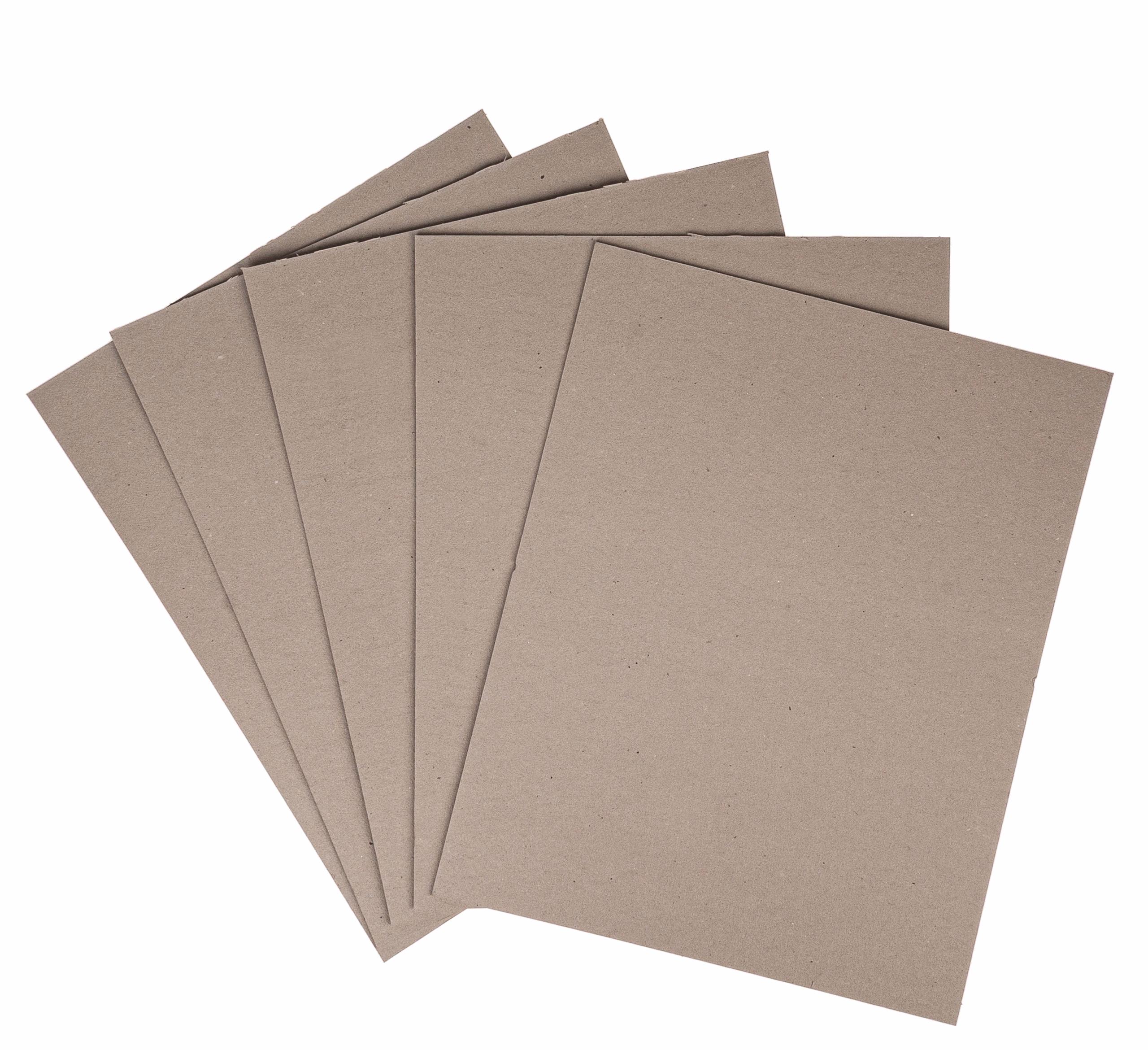 Graupappe, 5 Bogen (400 x 500 mm)