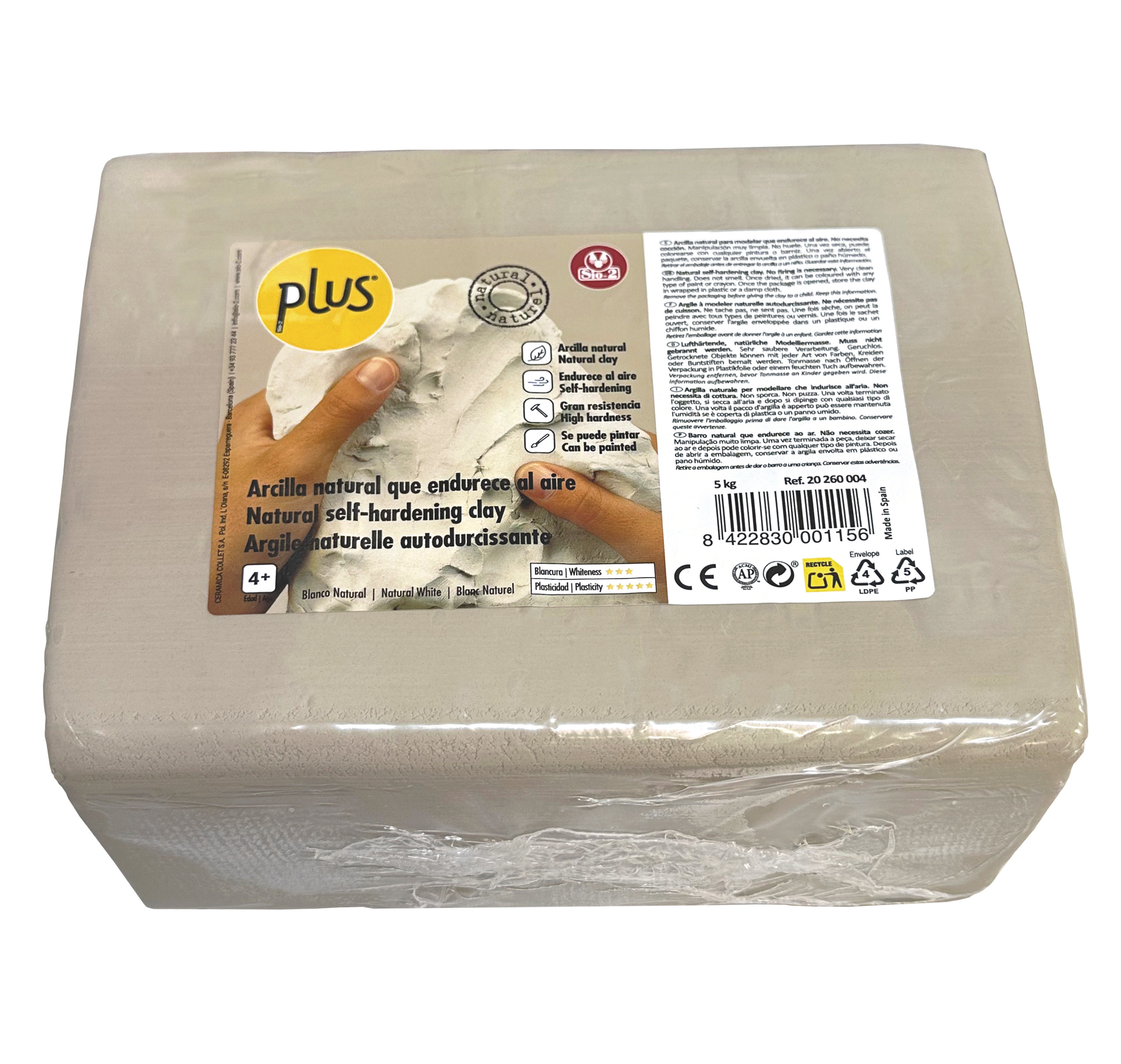 SIO-2 PLUS - Soft-Ton 5000 g, weiß