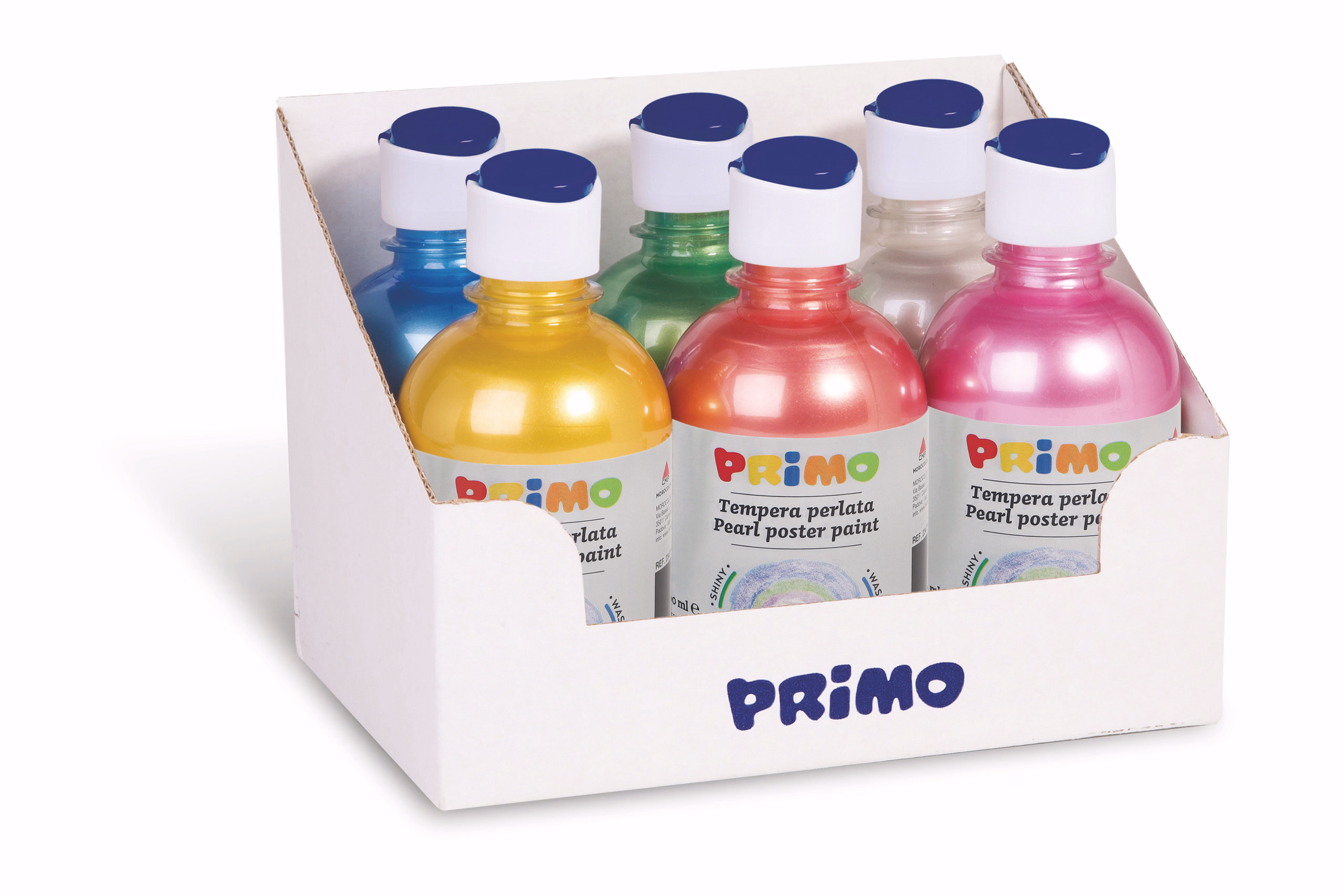 Primo Schulmalfarben, Pearl 6x 300ml
