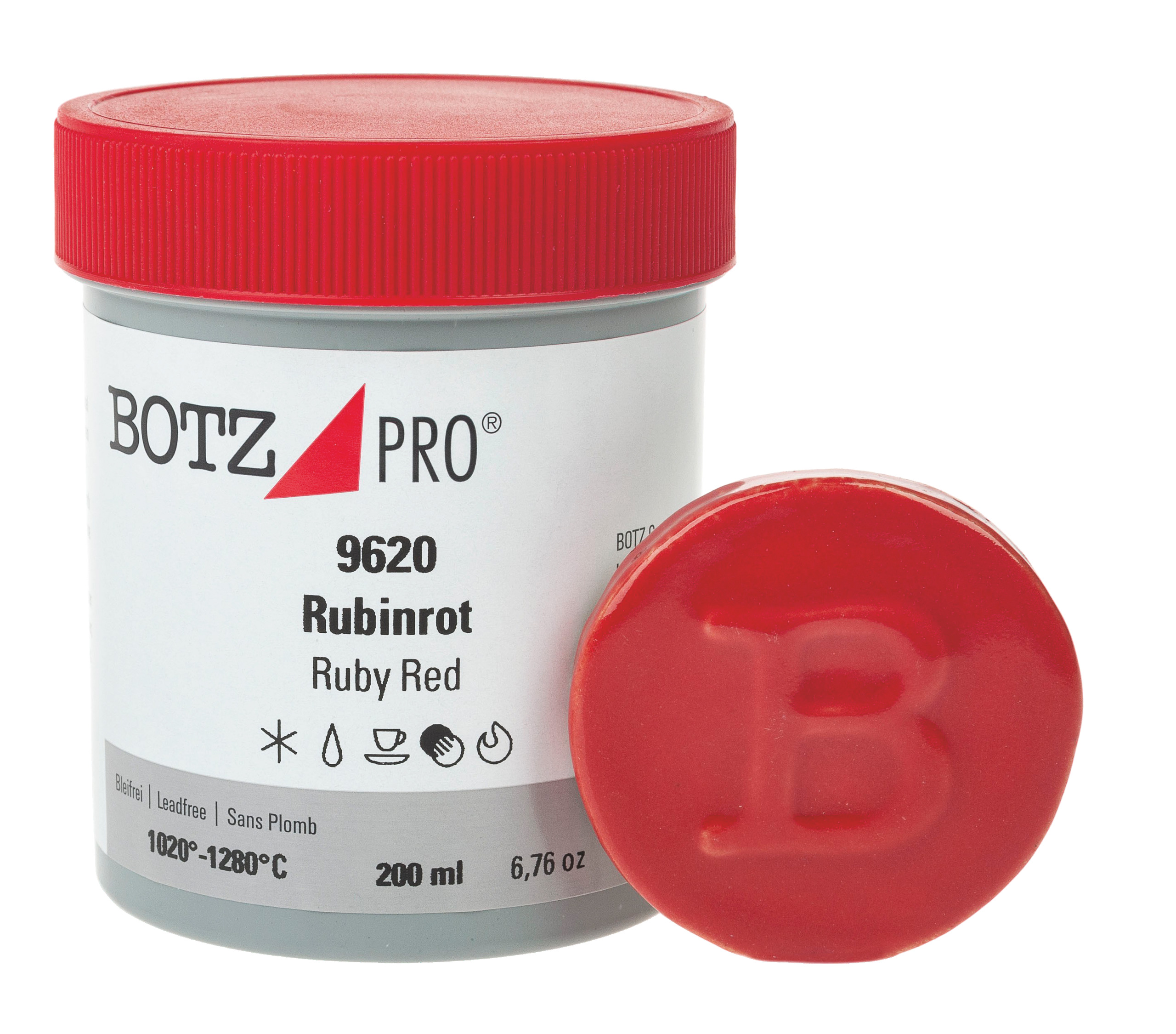 Pro-Glasur Botz, 200 ml rubinrot | 631126