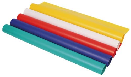 Transparentpapier, 10 Bogen sortiert (50x70cm)