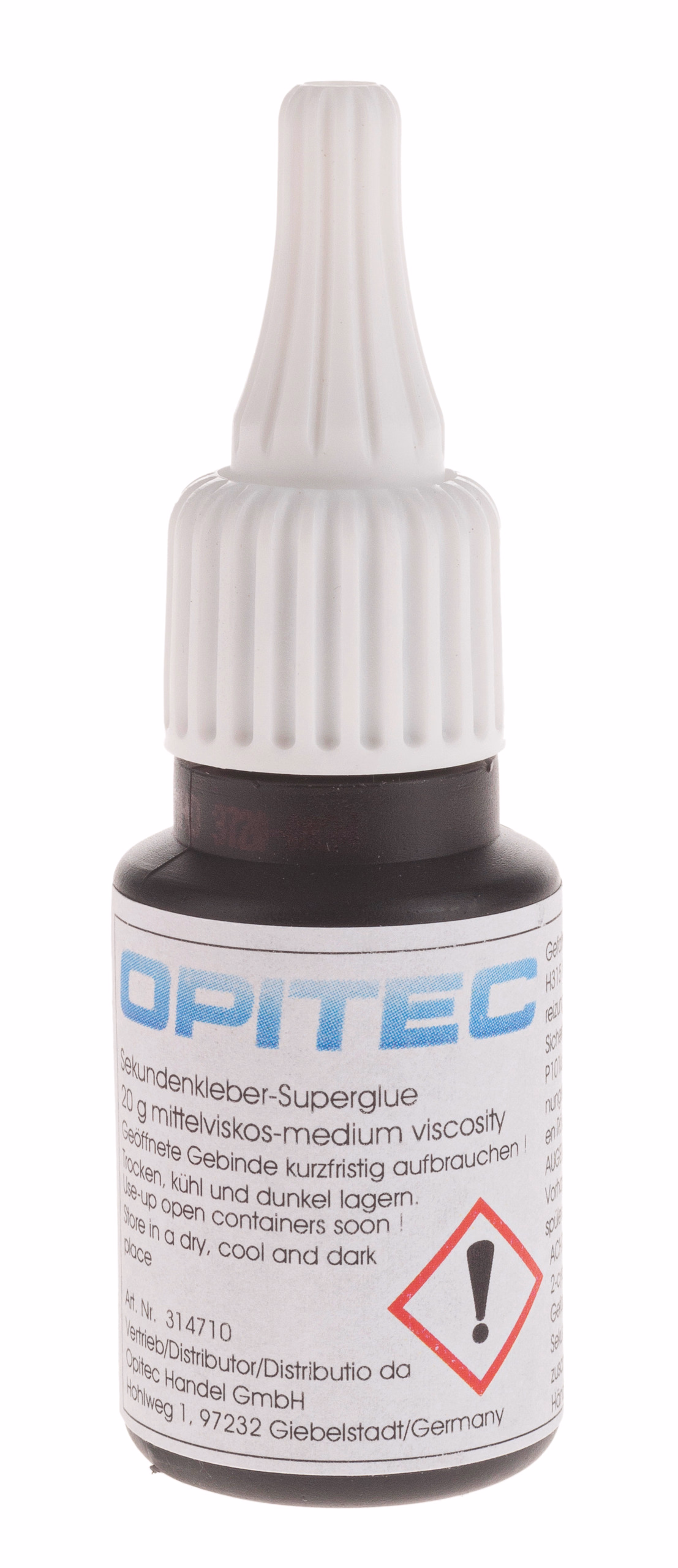 OPITEC Sekundenkleber mittelviskos, 20 g