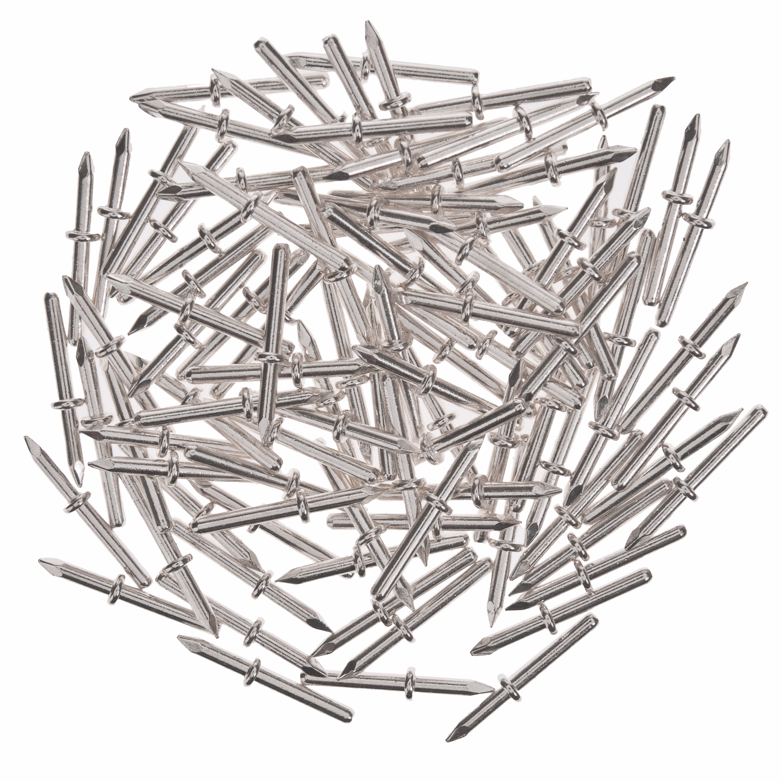 Soldeerspijkers messing (1,0 mm) vertind 100 stuks