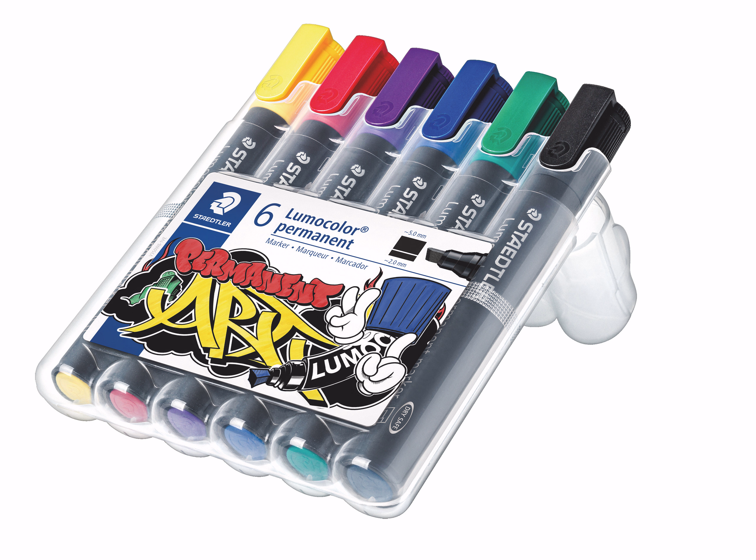 STAEDTLER® Lumucolor® marcatori indelebili set 6