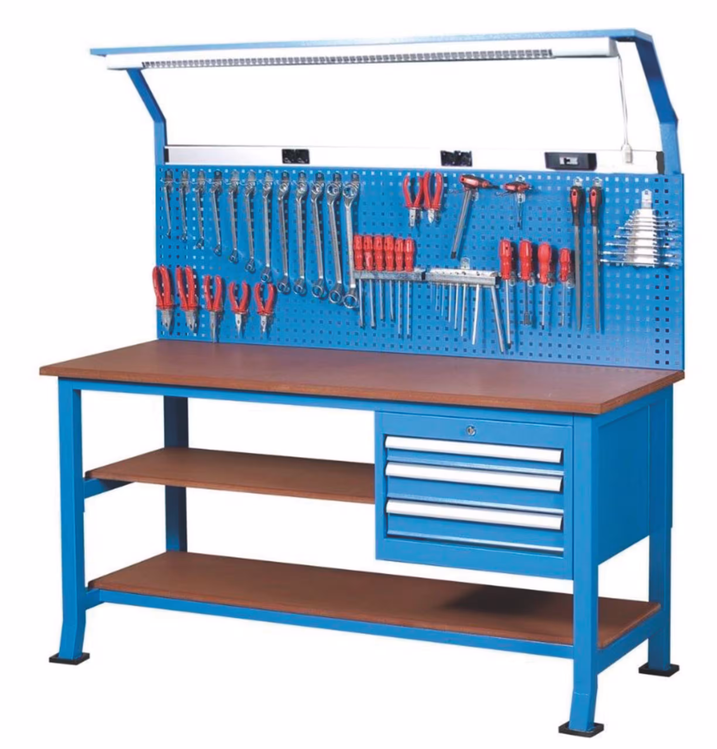 Werktafel met 3 laden