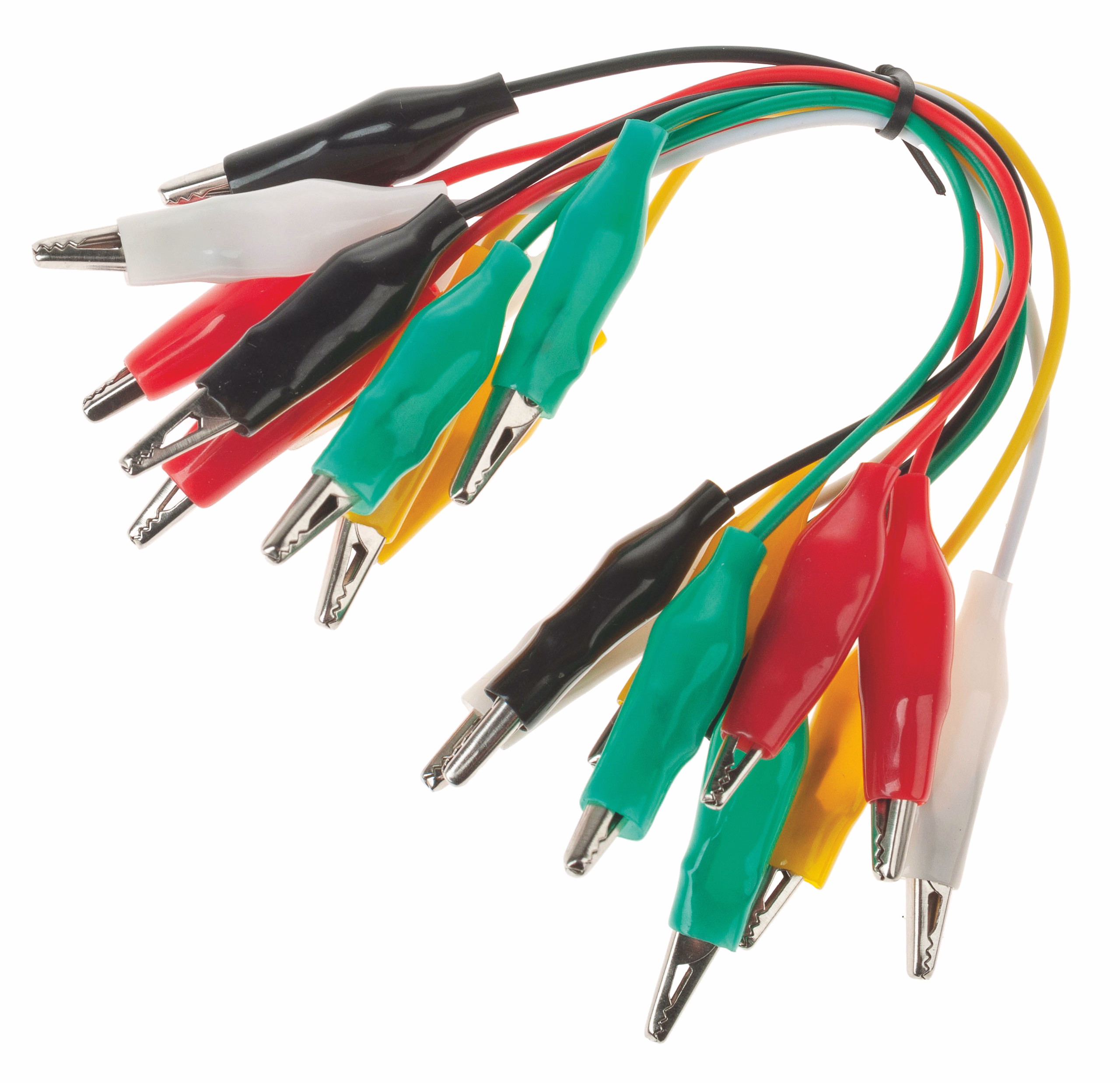 Messstrippen mit Krokoklemmen, 150 mm lang, 10 Stk