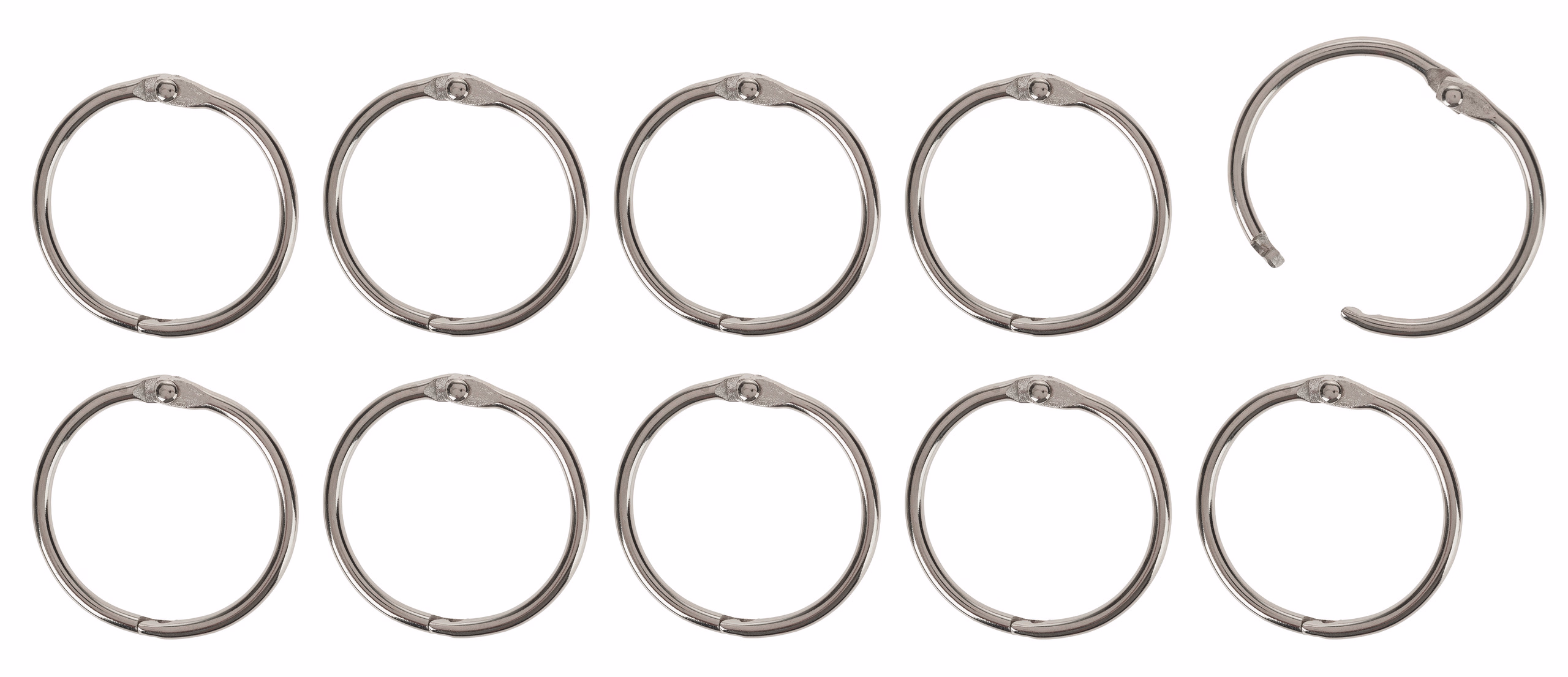 Metalen klemringen, binnen-ø 32 mm, 10 stuks