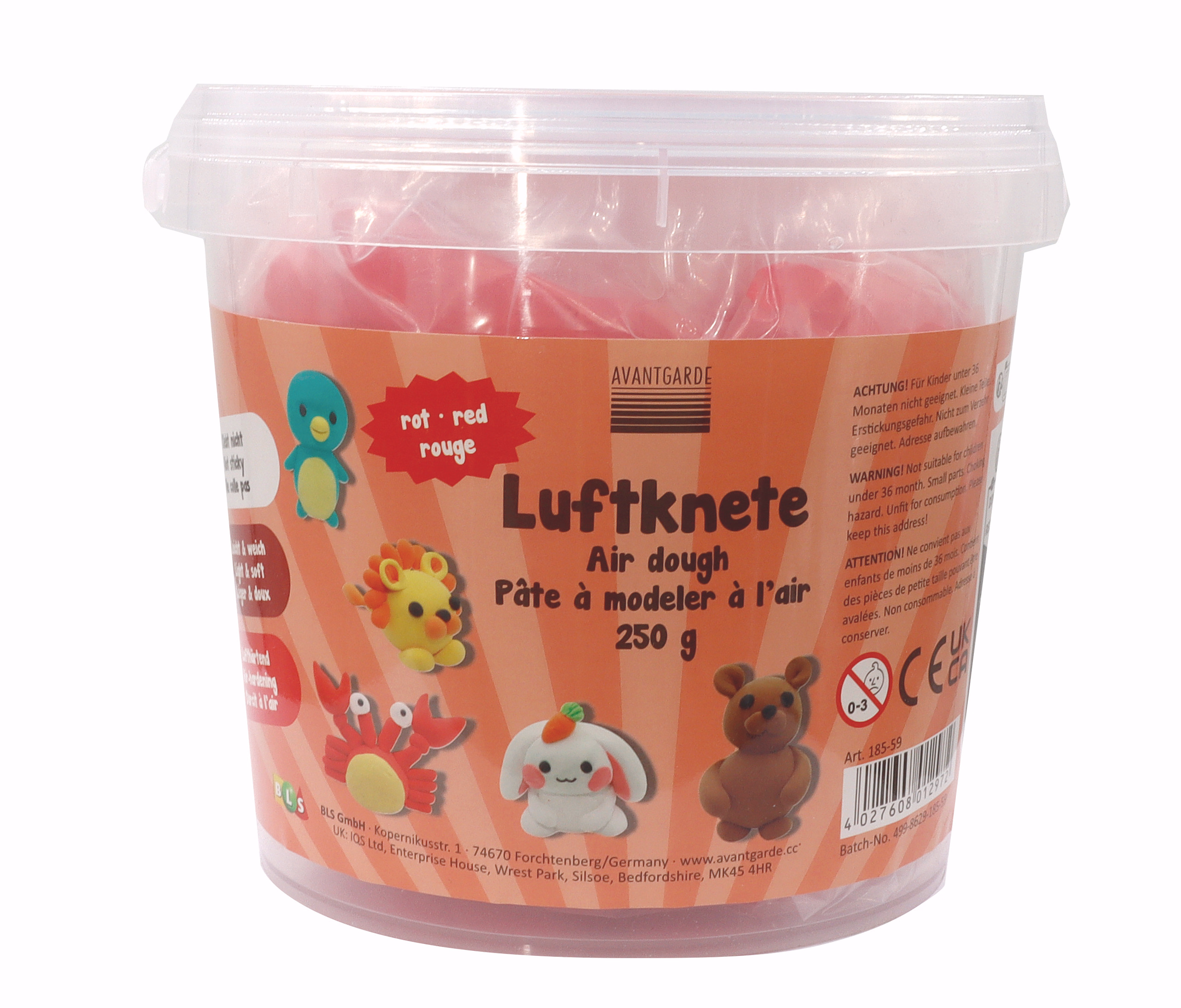 Pâte à modeler aérienne, a pâte..., rouge