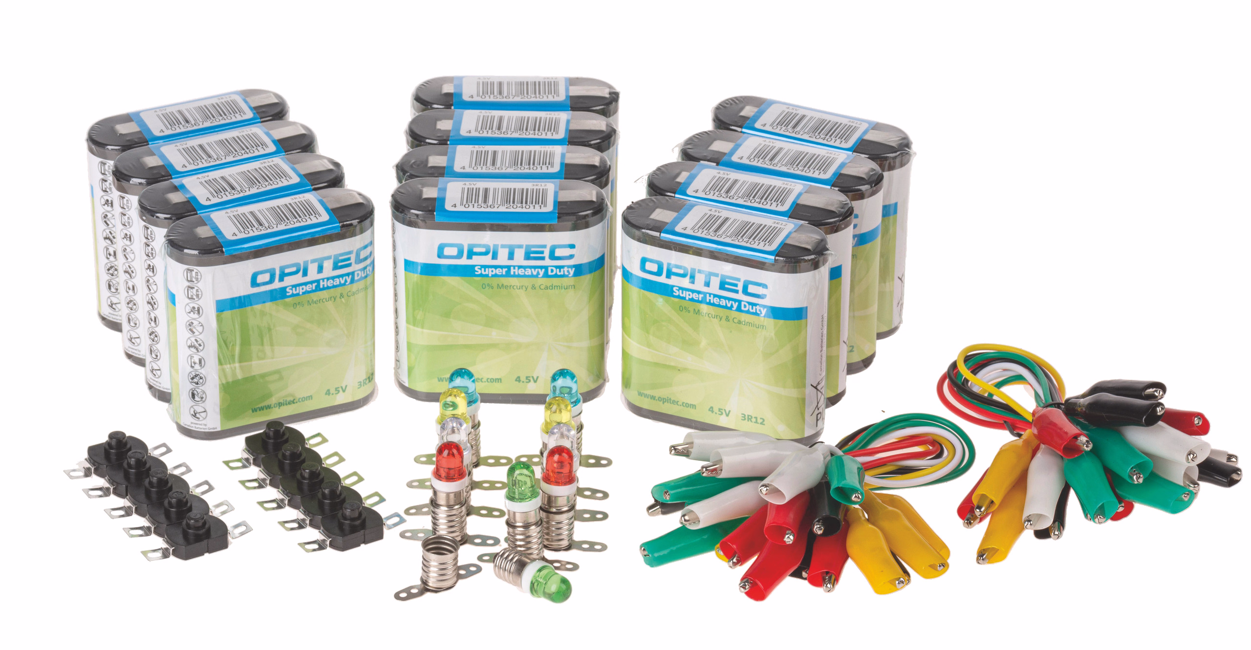 OPITEC Stromkreise-Sparset für 10 LED Stromkreise