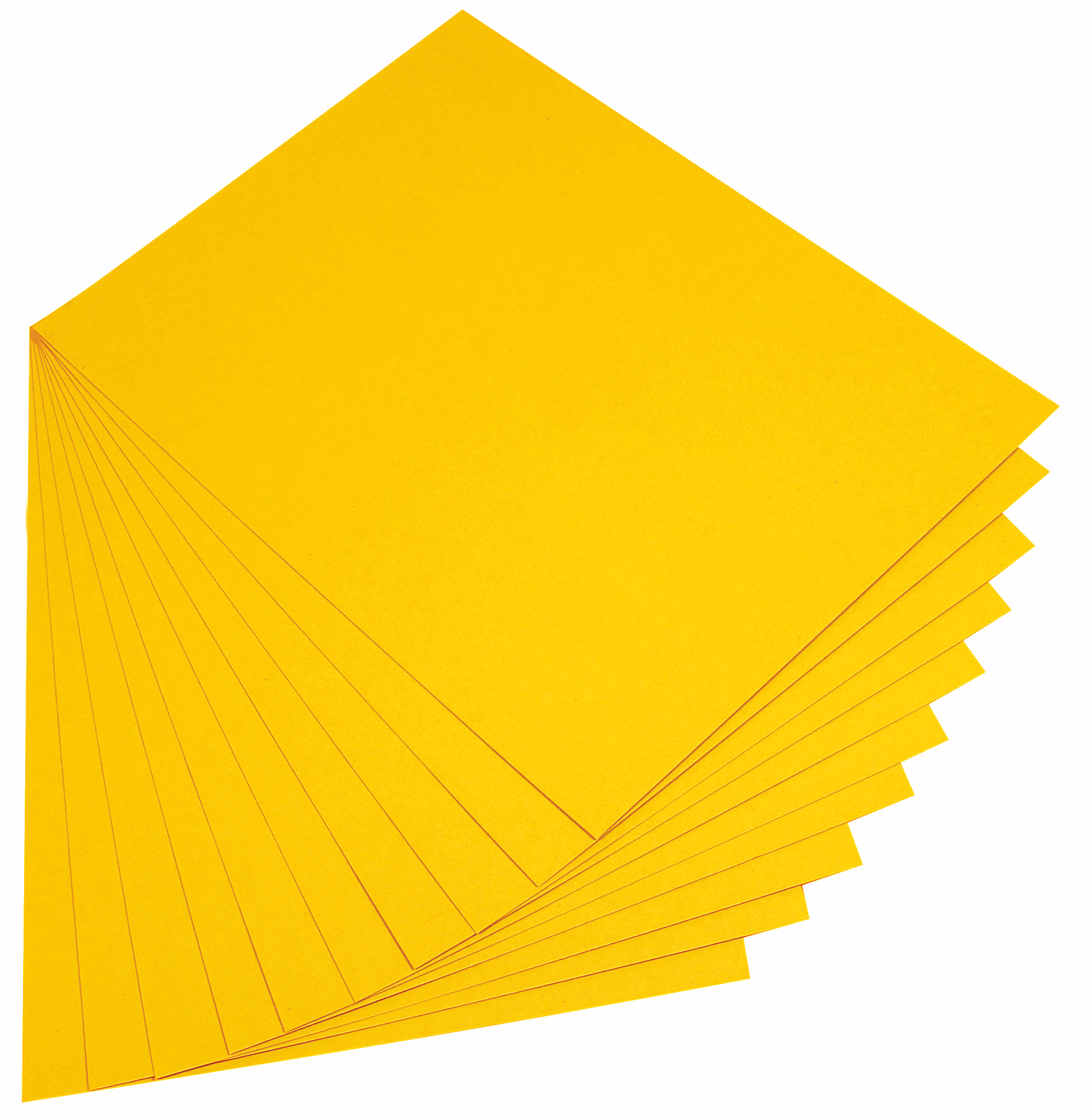 Tonpapier, 100 Blatt bananengelb (DIN A4)