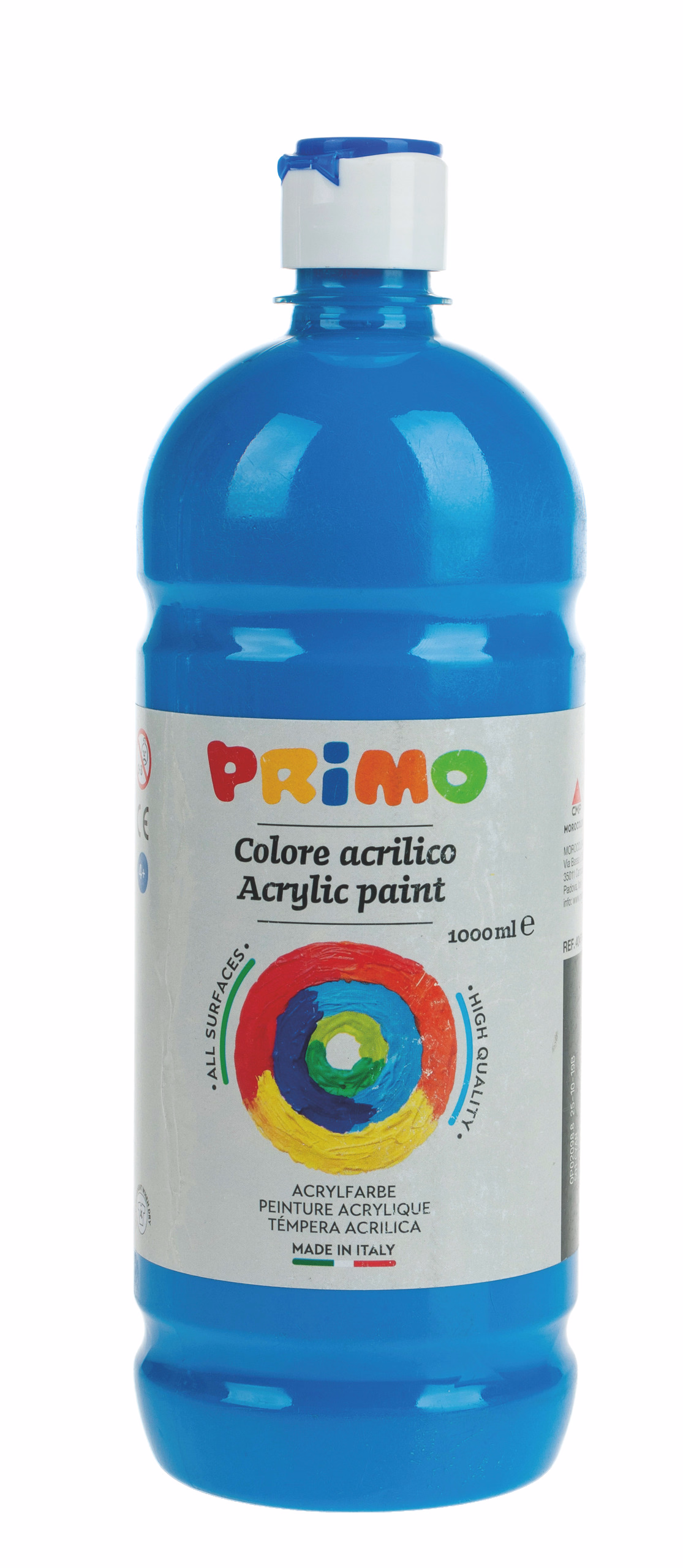 Primo Acrylfarbe, 1000 ml cyan