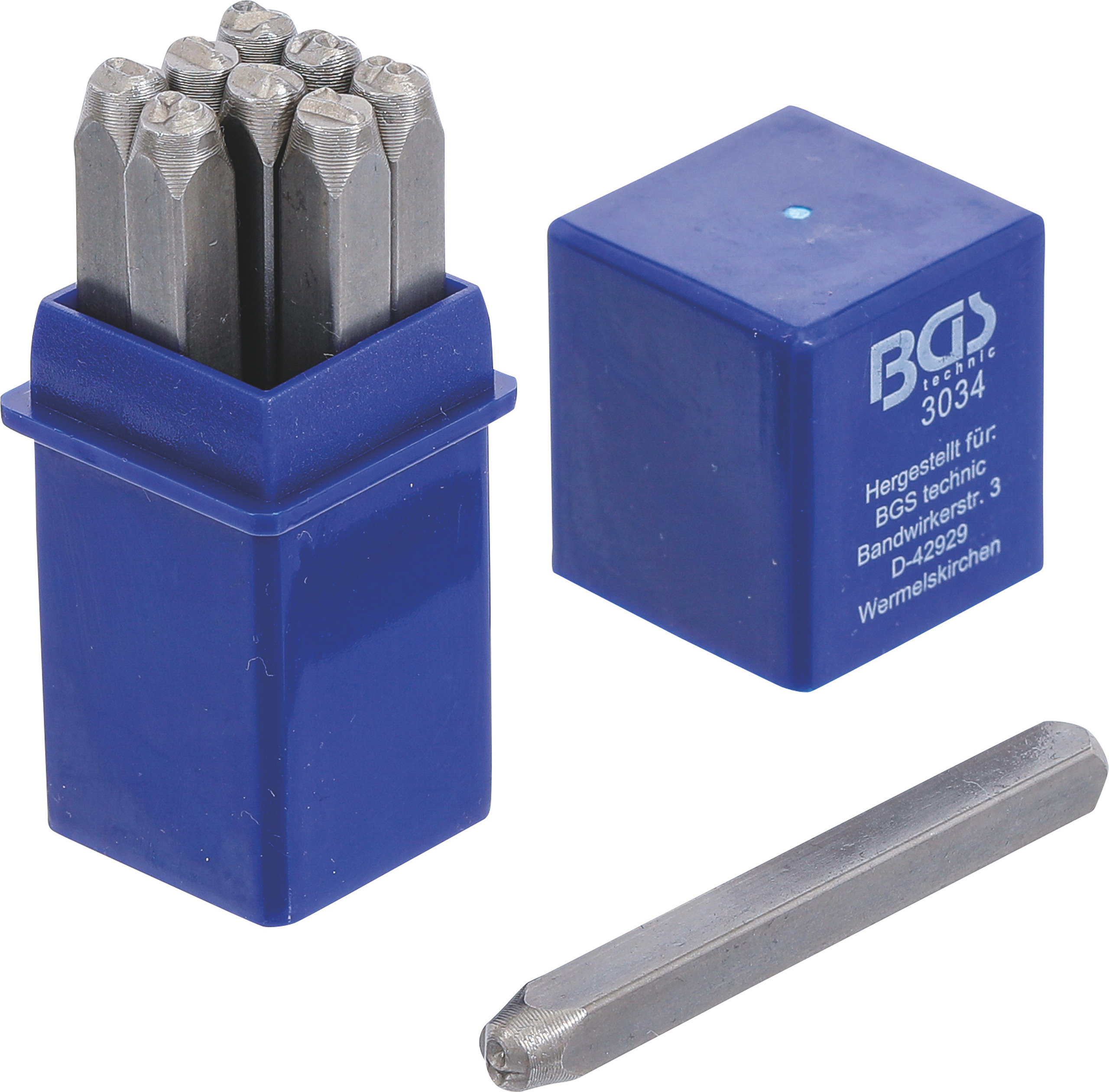 Slagstempels - Getallen (4 mm) 9-delig