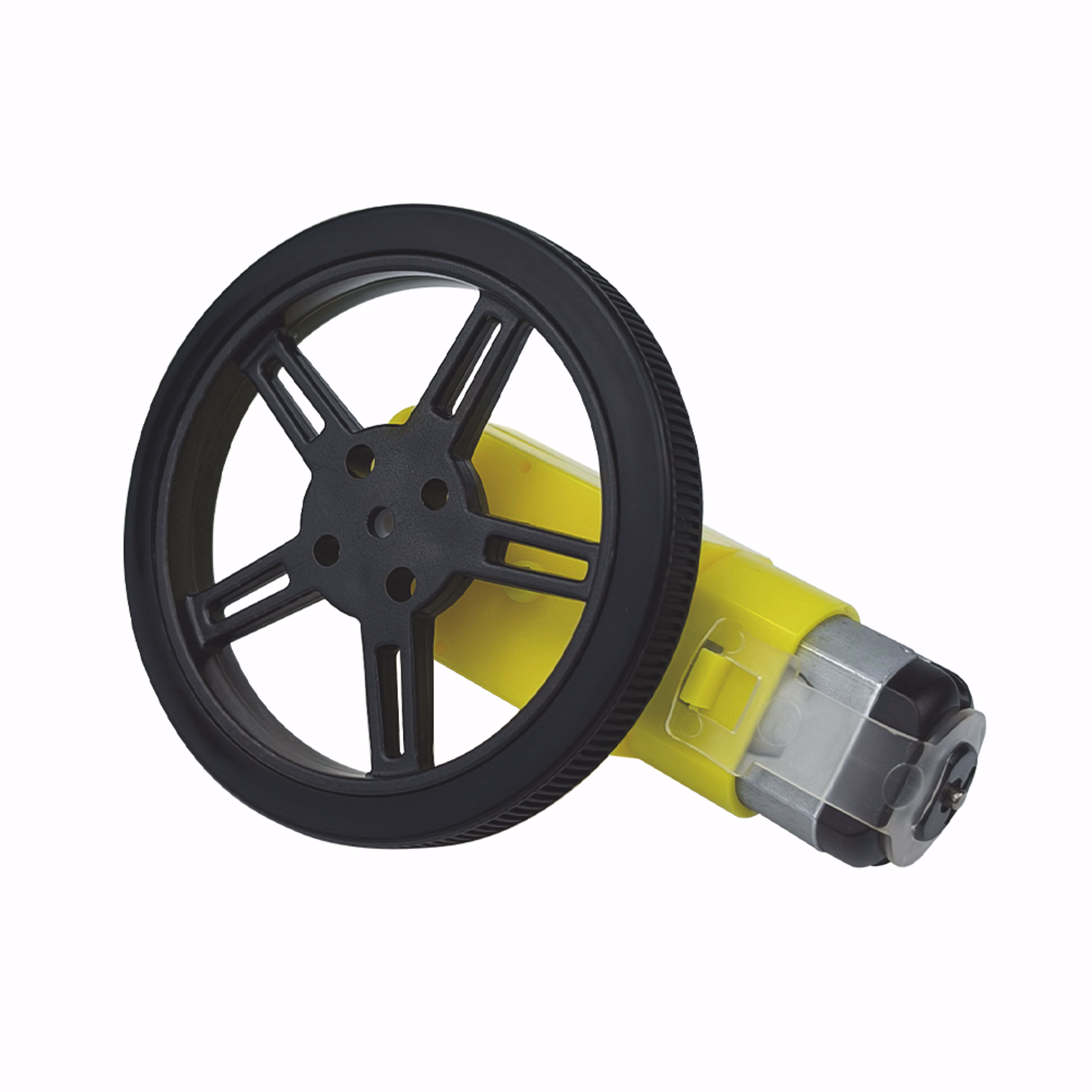 Set motoriduttore 48:1 con ruota in gomma ...