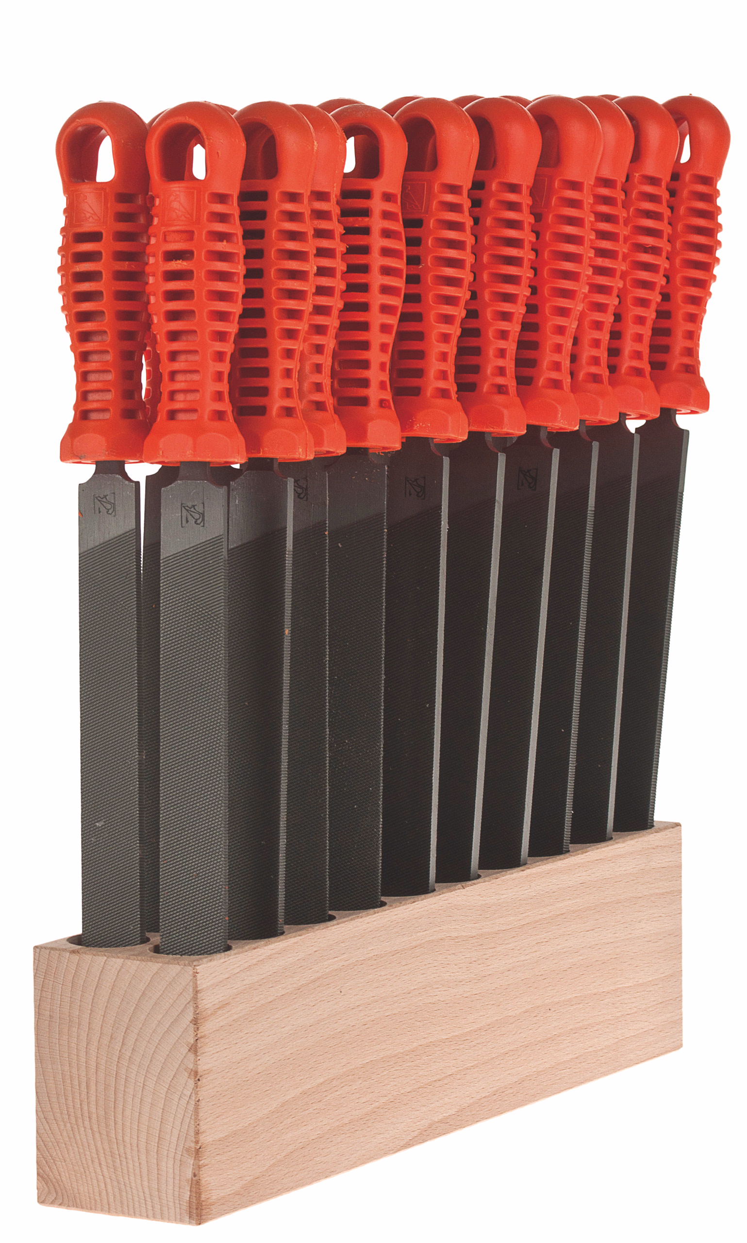 OPITEC Sparset: 20 Feilen + Werkzeugblock