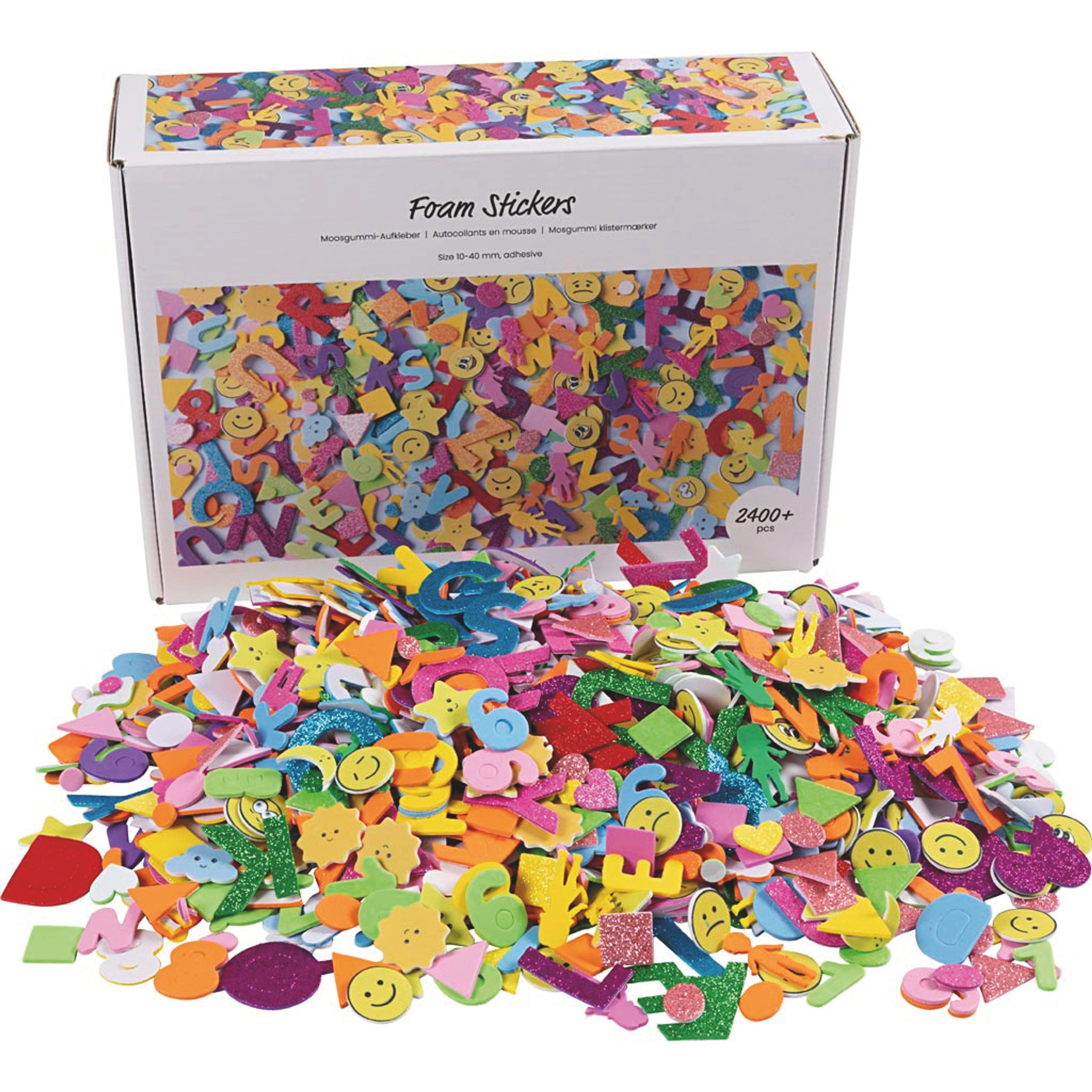 Moosgummiaufkleber - Maxiset