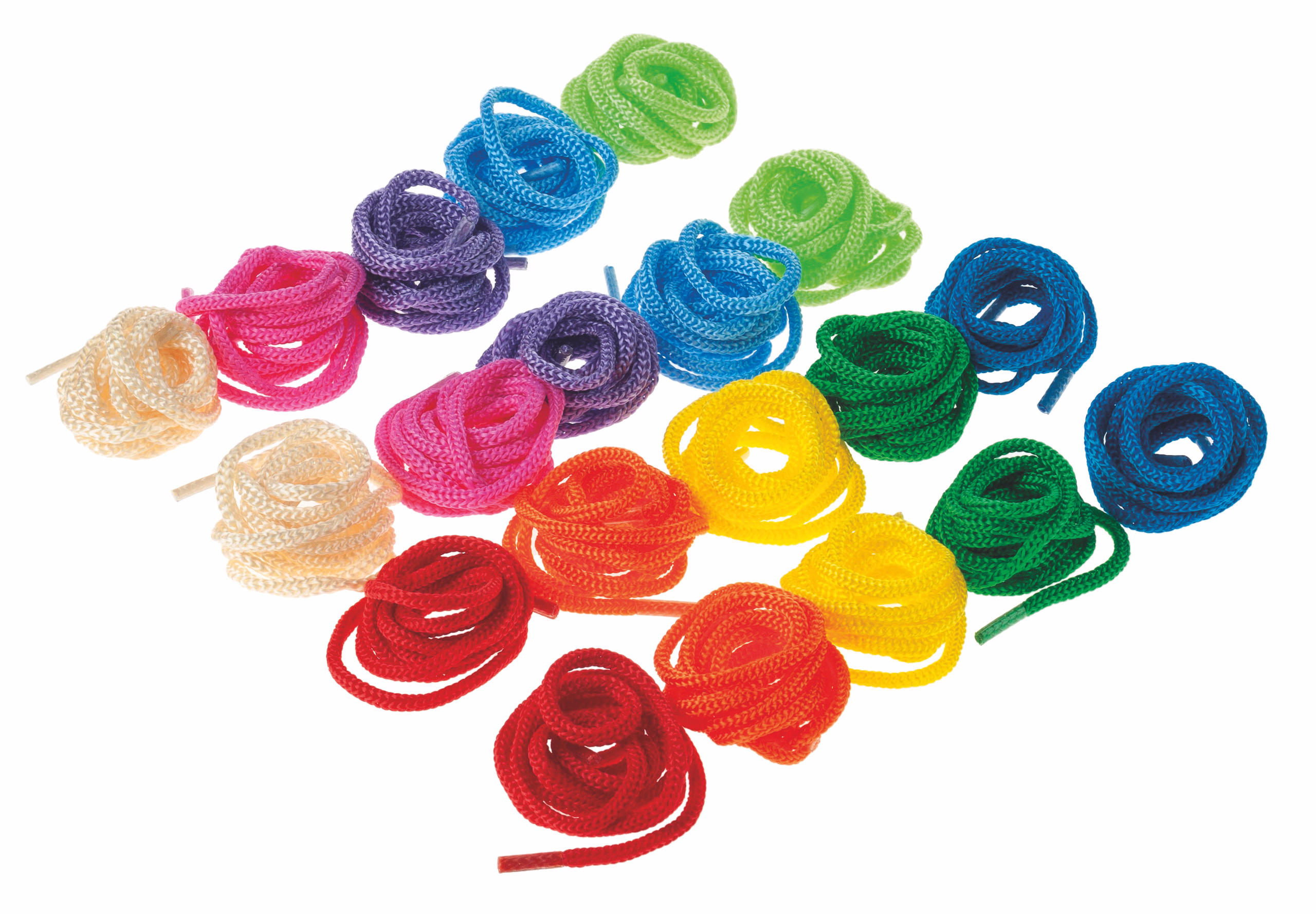 Fädelschnüre Regenbogen, 20er-Set