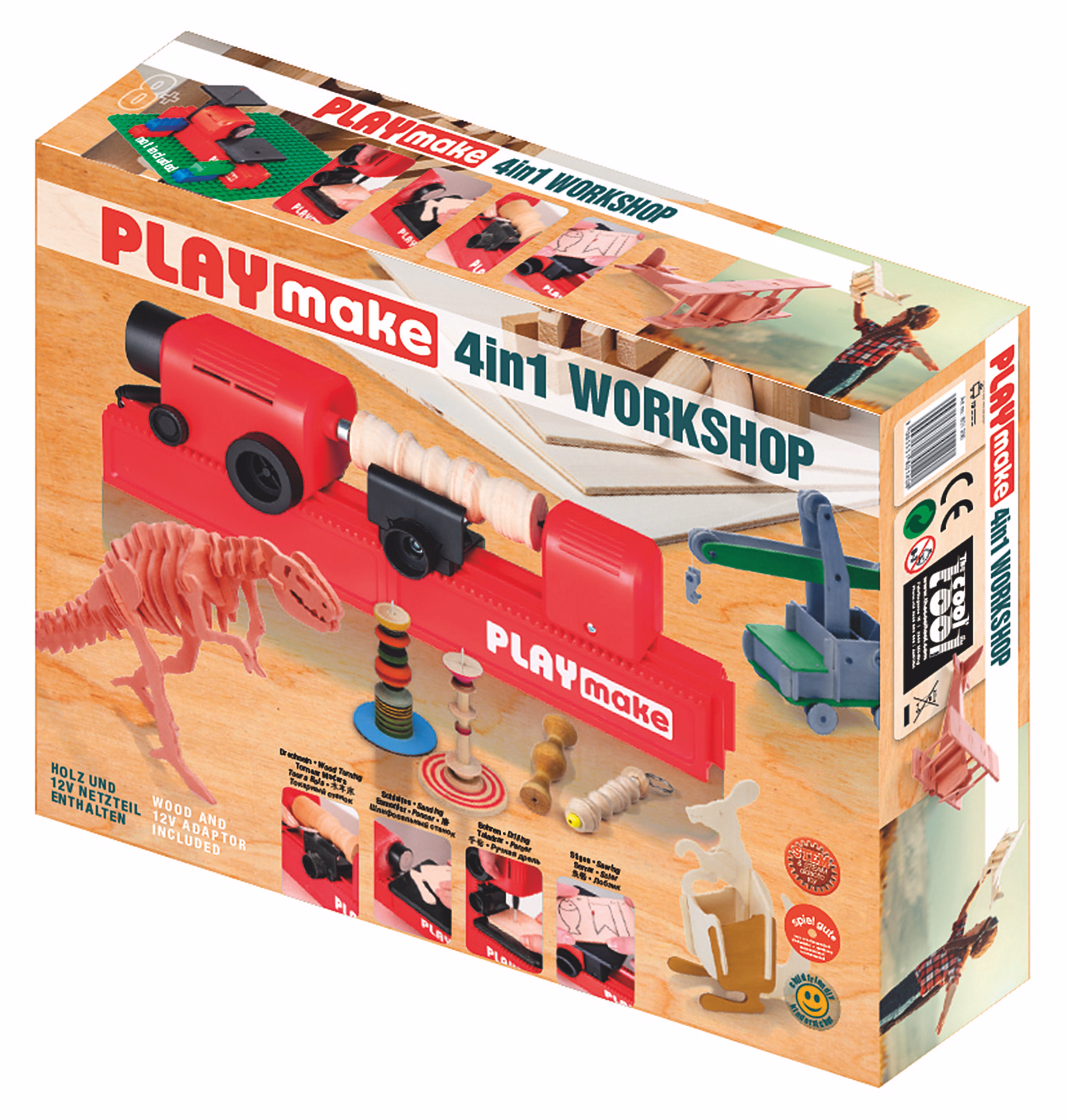 The cool tool PLAYmake 4in1 Workshop - Holz