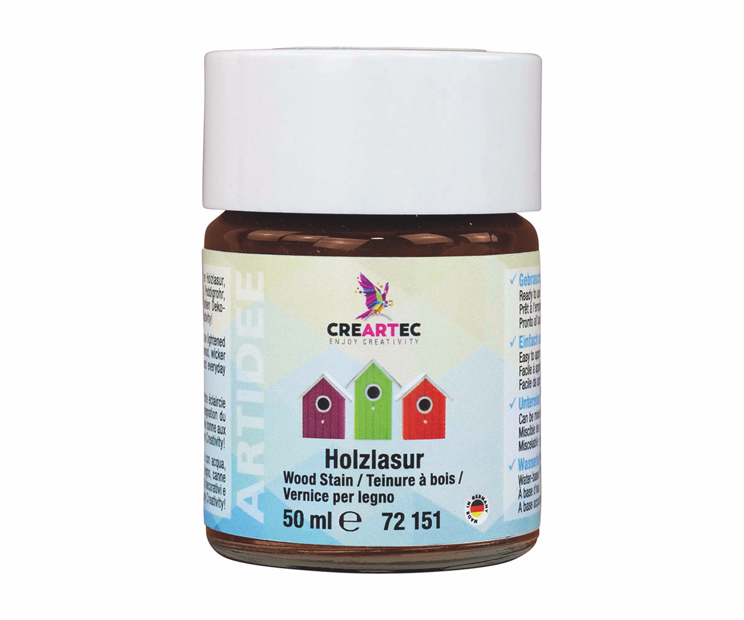 Houtlazuur (50 ml) bruin/marron