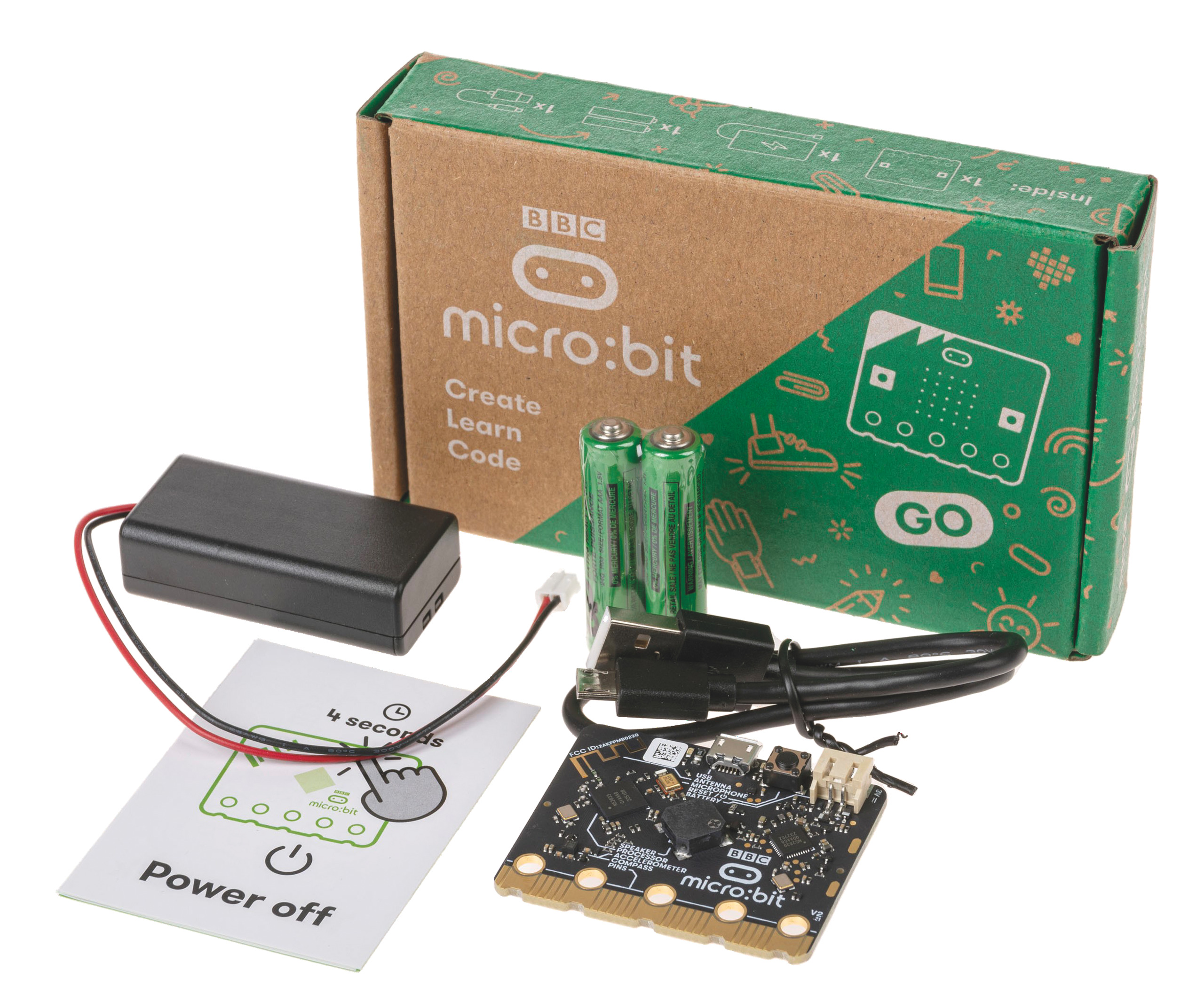 Board/printplaat BBC micro:bit Go V2.21 | 125726