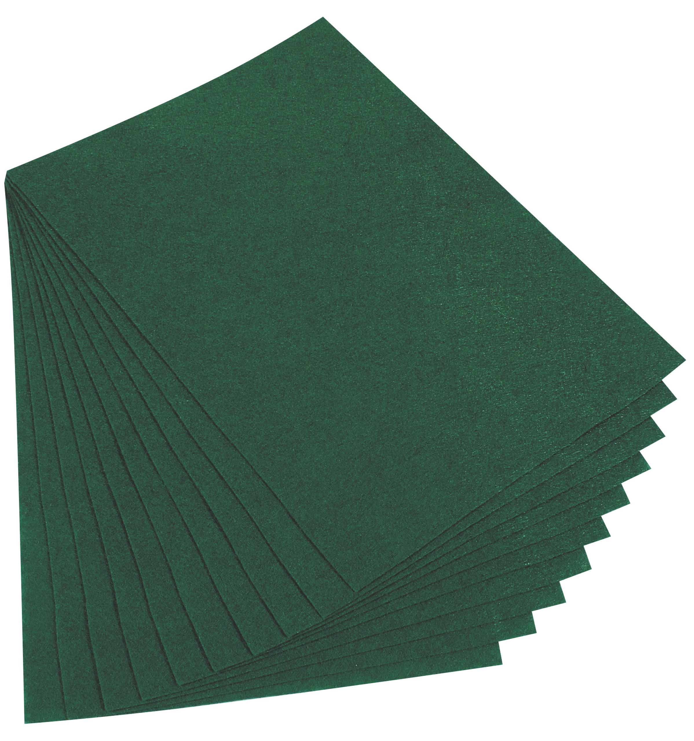 Bastelfilz, 10 Platten tanne (1,5 x 200 x 300 mm)